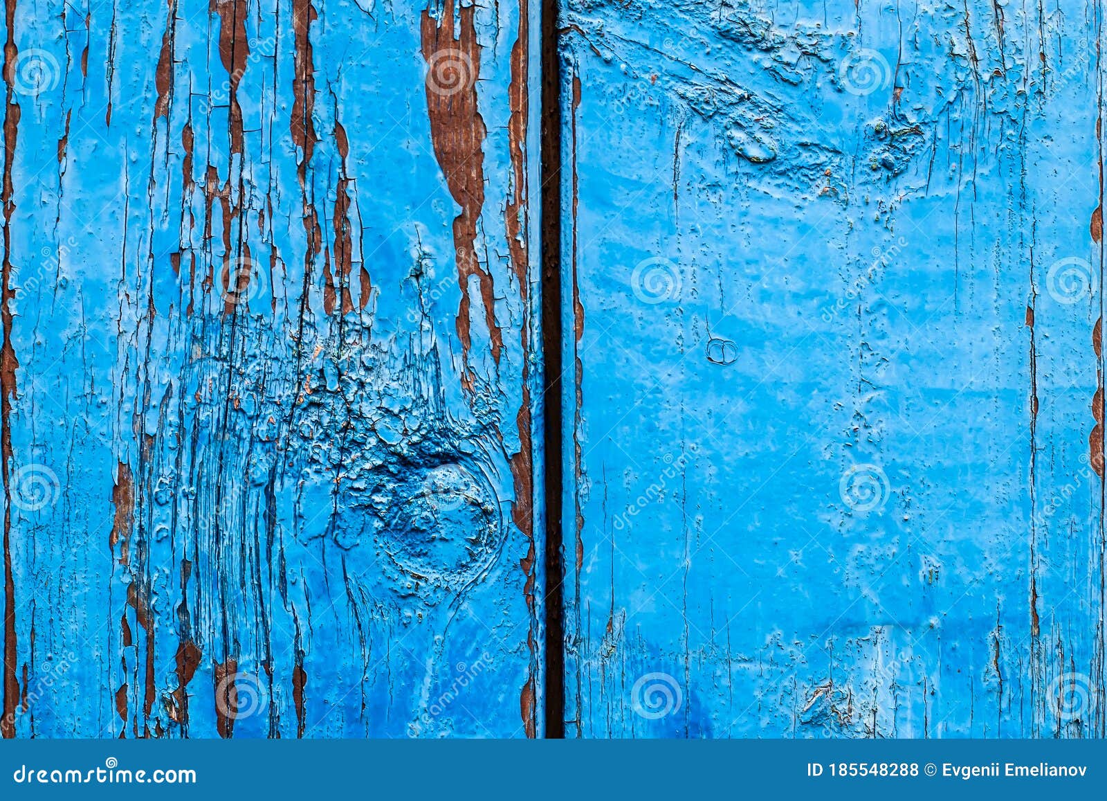 Texture of a Blue Board. Abstract Background Stock Photo Image of timber, peeling 185548288