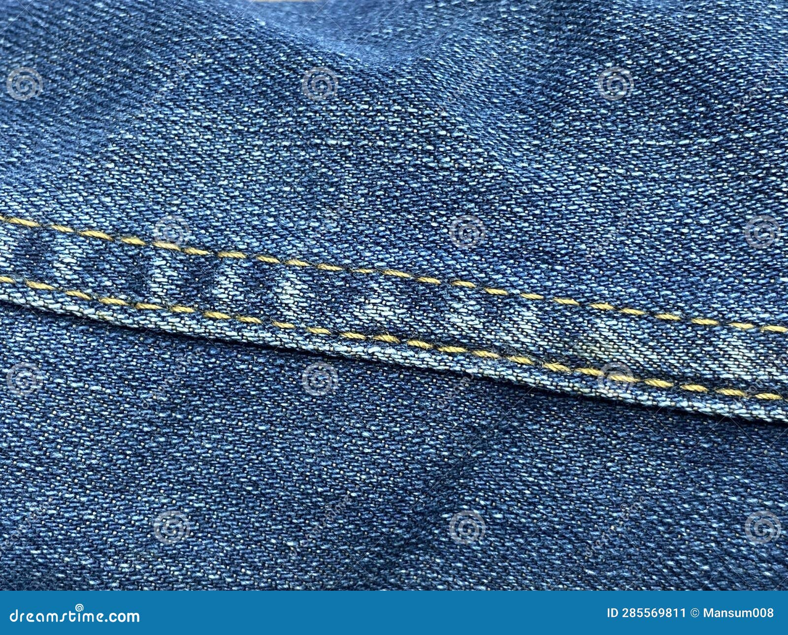 Texture of Blue Denim Jeans with Seams Stock Image Image of clothing