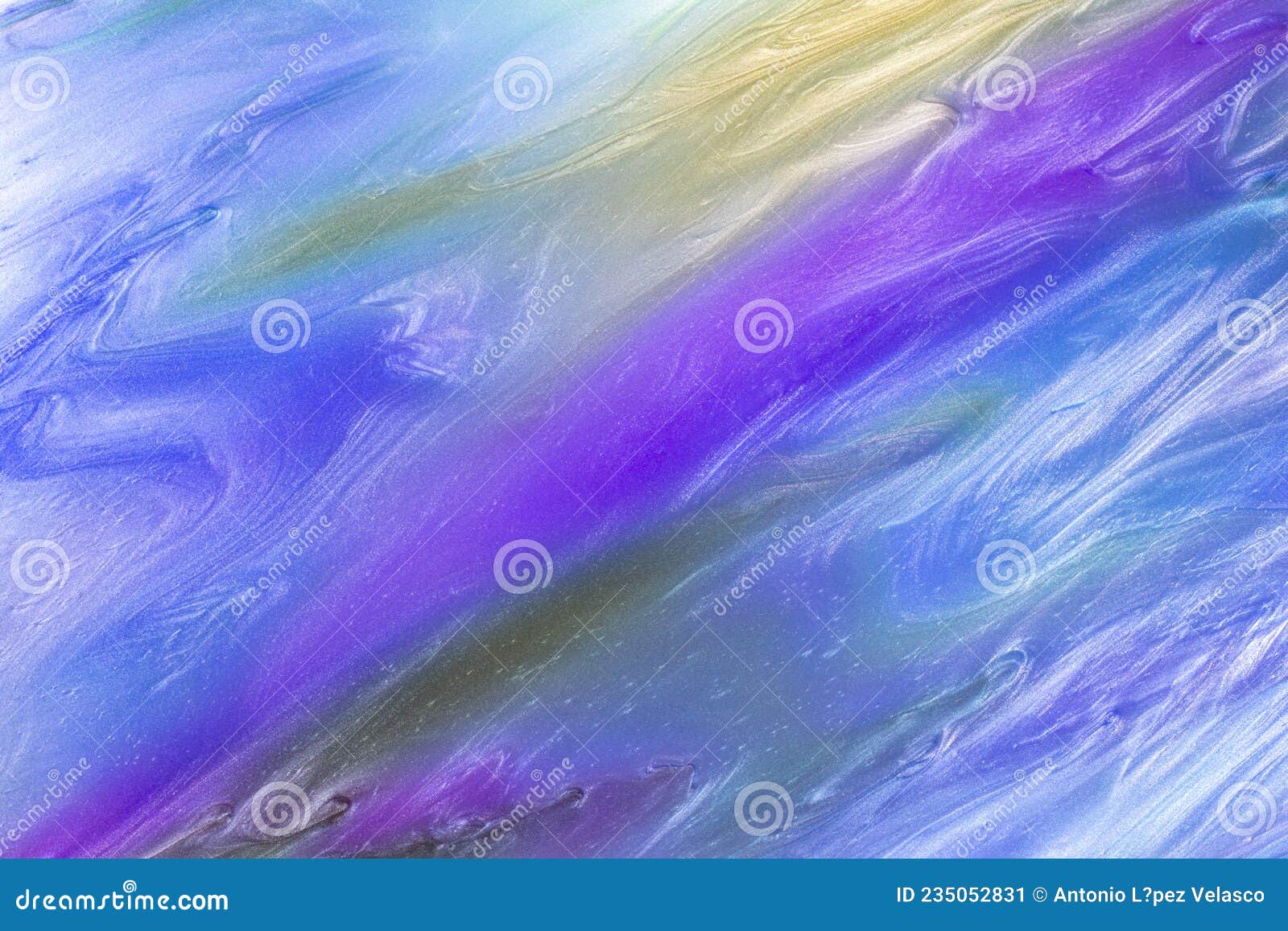 Texture with Bright Paint of Various Soft and Light Colors Stock Image