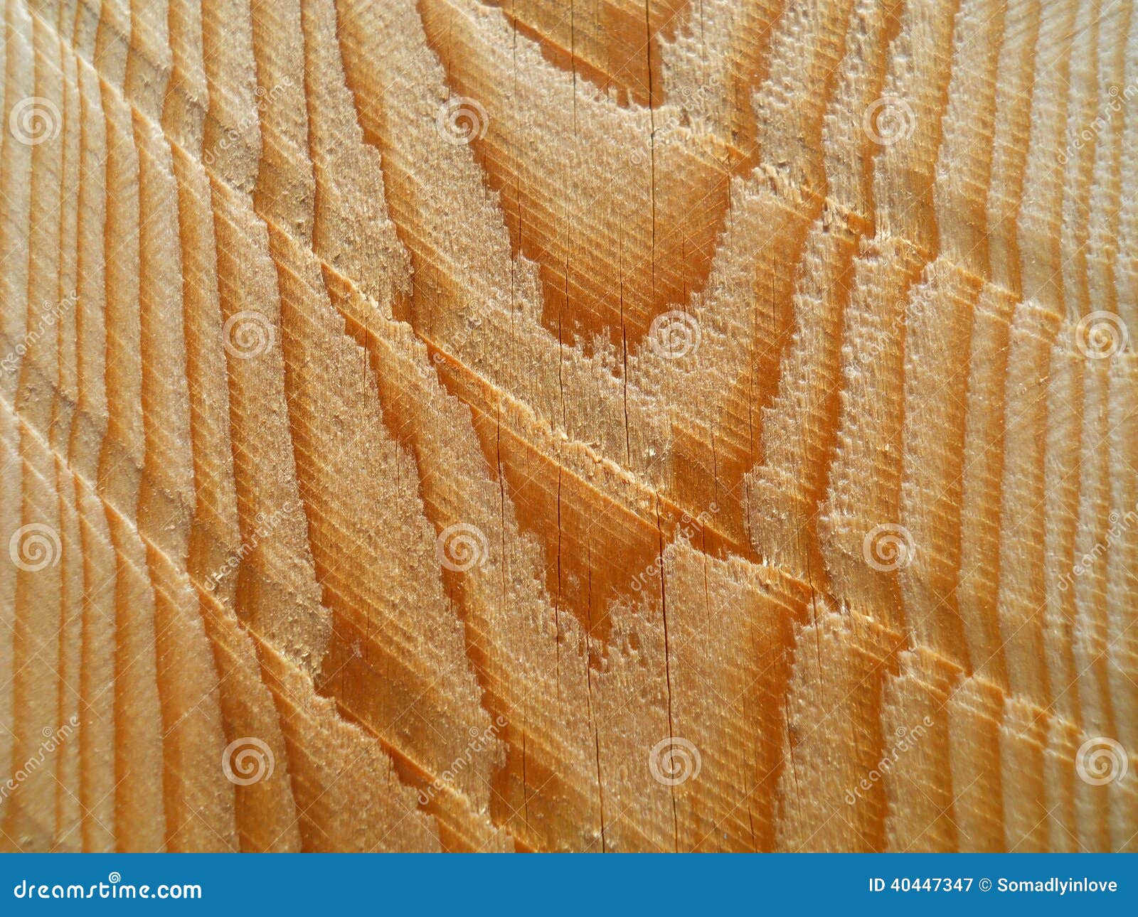 Diagonal cut wood outlet