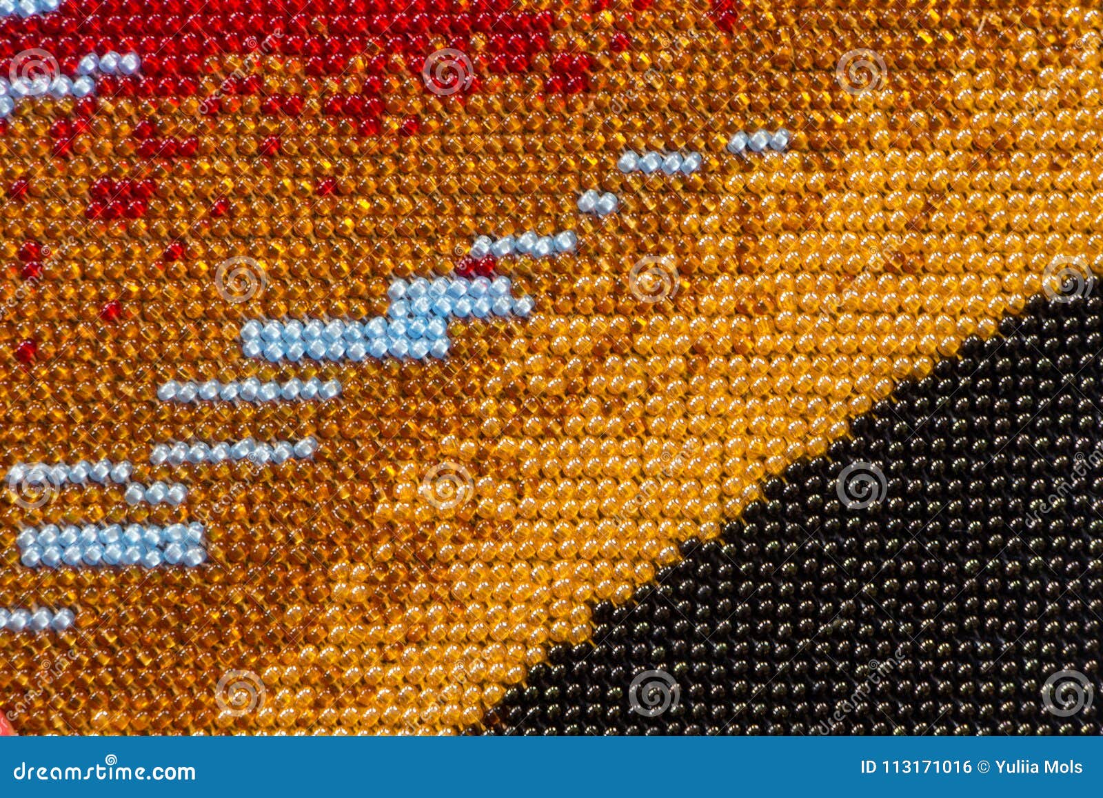 Texture of beads on canvas stock photo. Image of color - 113171016