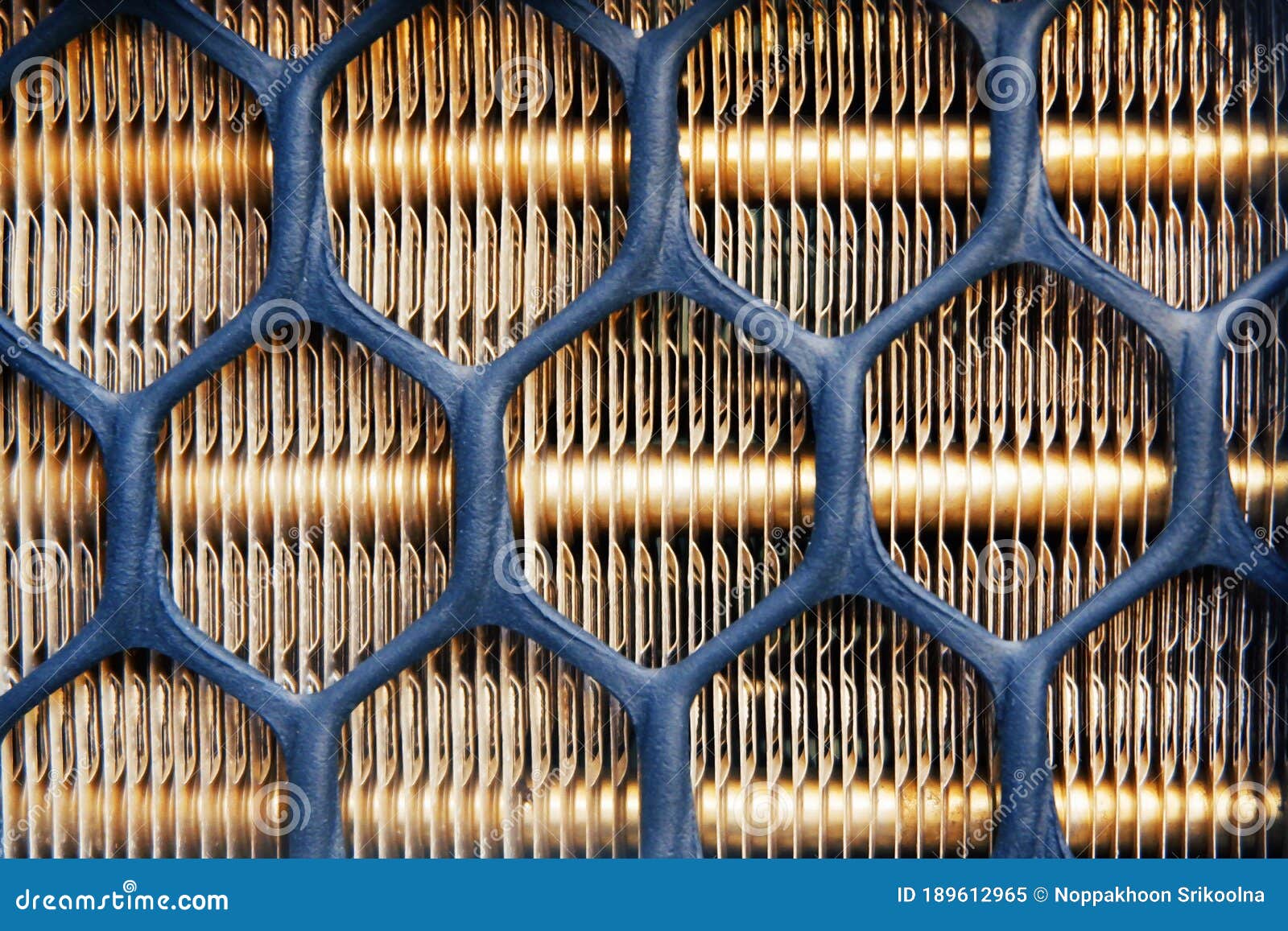 Texture of Cooling Pad for Air Conditioners Made from Brass Stock Image Image of background