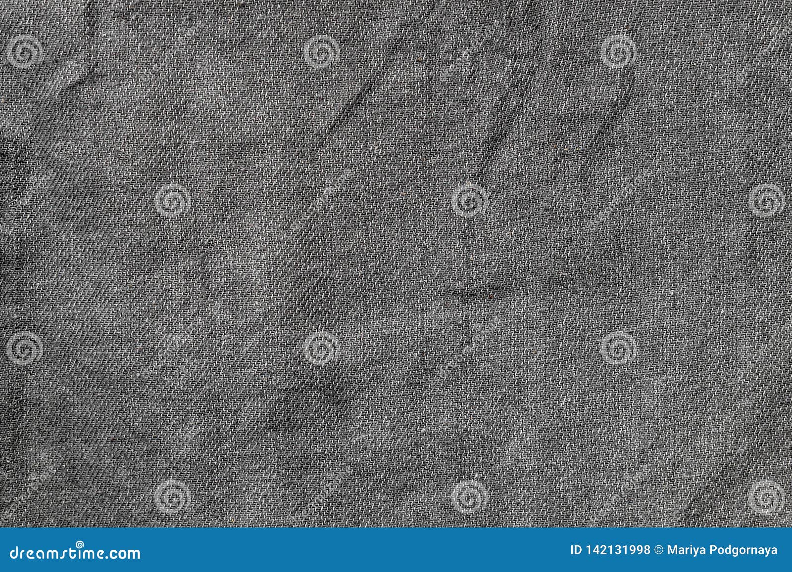 Texture of Dark Gray Cotton Fabric Close-up Patterned Texture for the ...