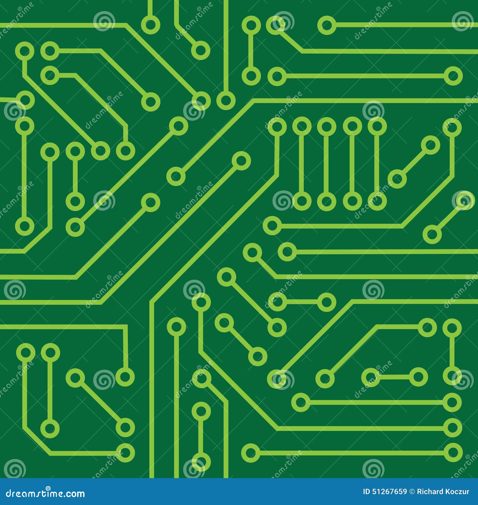 Texture de circuit imprimé illustration de vecteur. Illustration