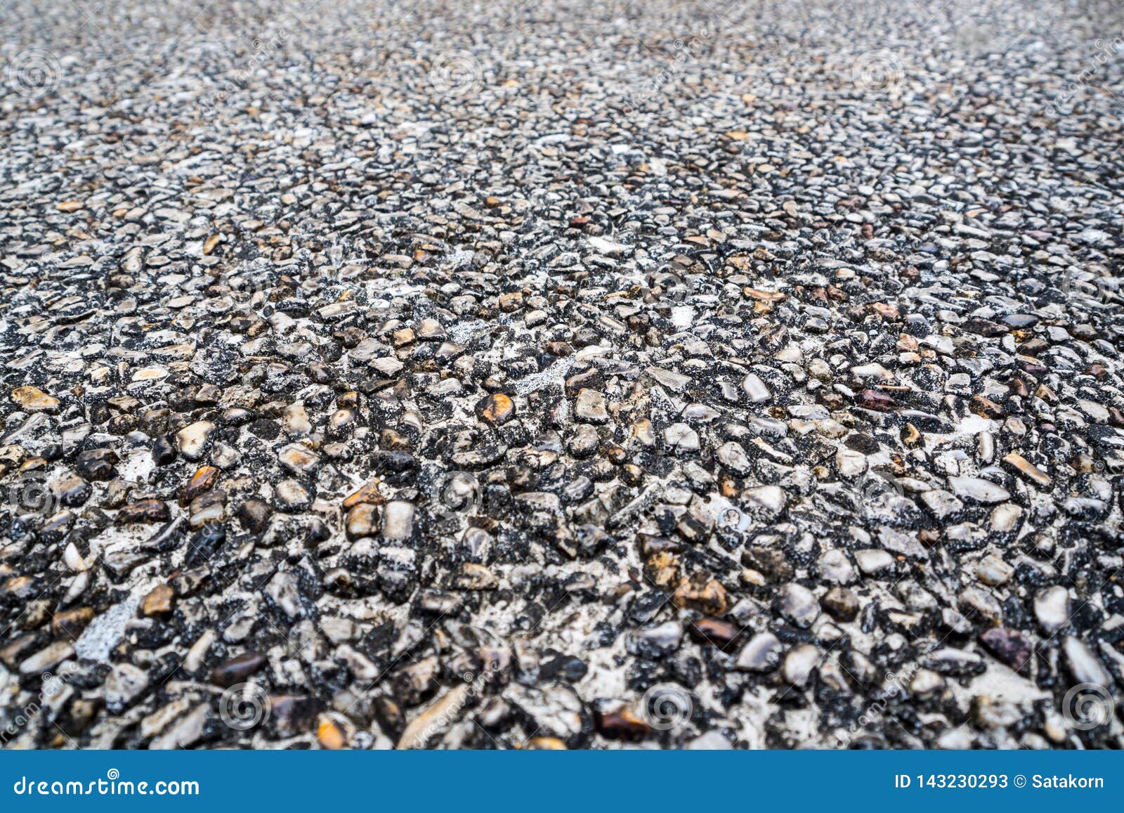 The Exposed Aggregate Finish Flooring Non Slip Stock Image