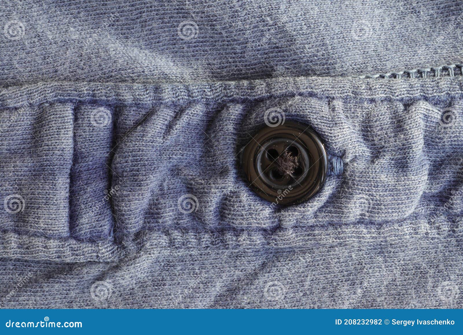 The Texture of the Fabric with a Button. Stock Photo - Image of ...