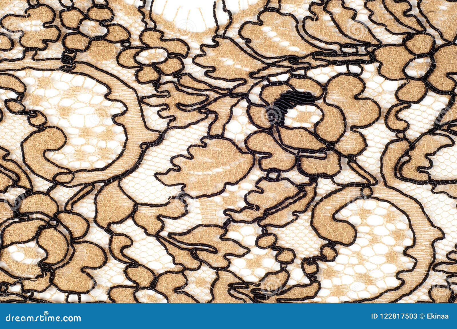 the texture of fabric lace