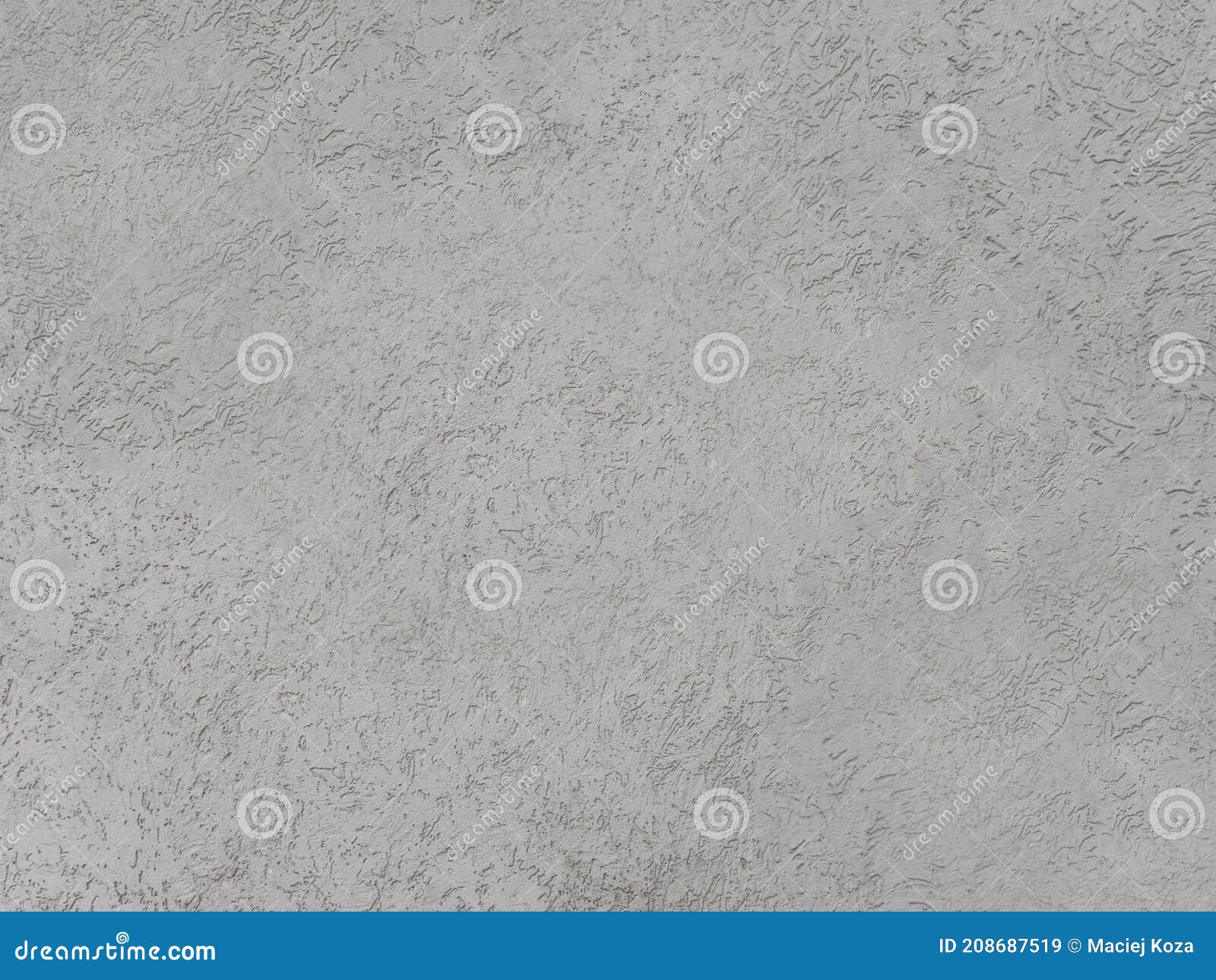 The Texture of Graphite Acrylic Plaster Freshly Plastered Wall Stock