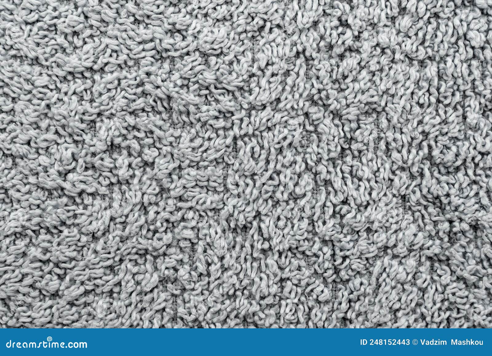 The Texture of the Gray Color Carpet Closeup. Thick Pile Material