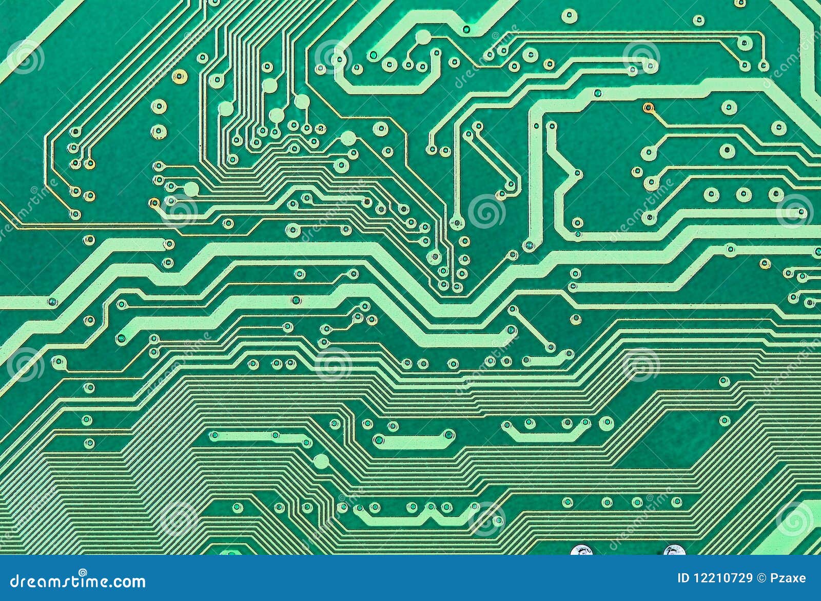 Texture Of Green Electronic Plate Stock Image Image 12210729