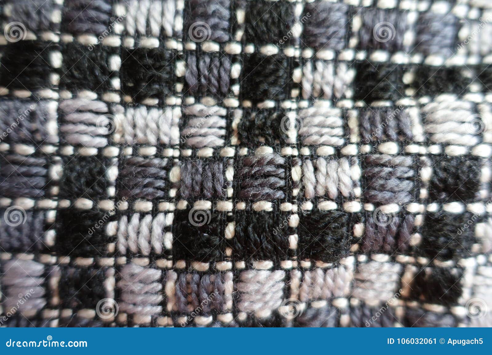 Texture of Grey Embroidered Checkered Fabric Stock Image Image of shade, texture 106032061