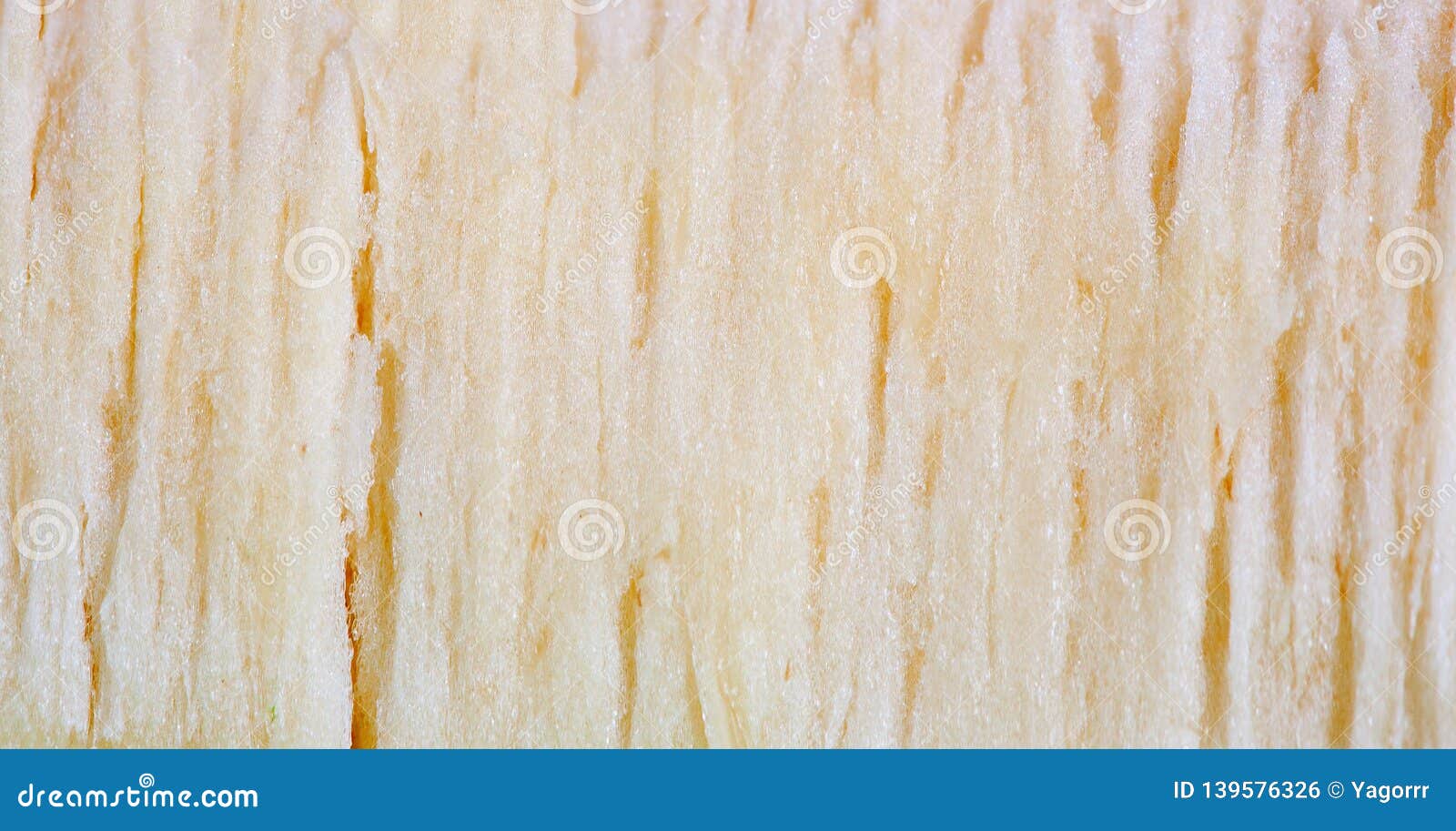 The Texture of the Inner Ripe Banana Pulp Stock Photo Image of
