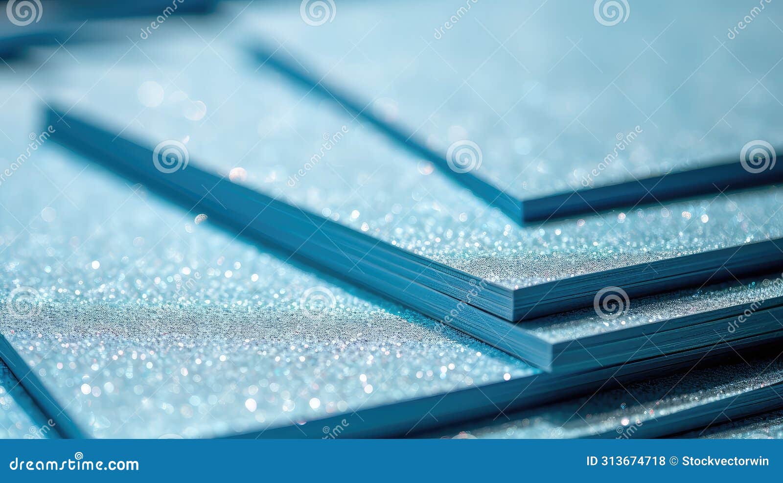 Texture Light Blue Glitter Paper Stock Illustration Illustration of