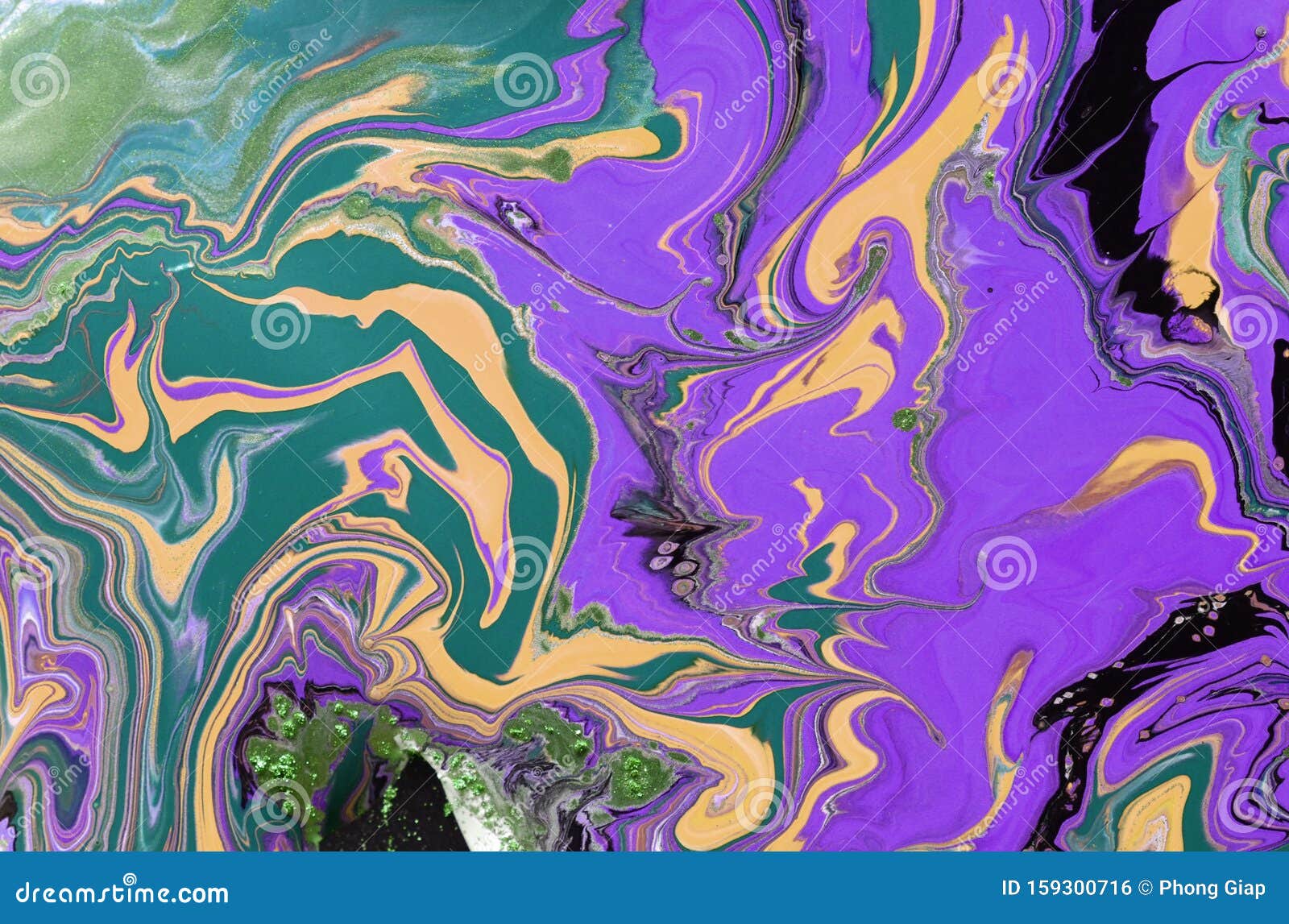 Abstract paint mixing. stock photo. Image of decorative 159300716