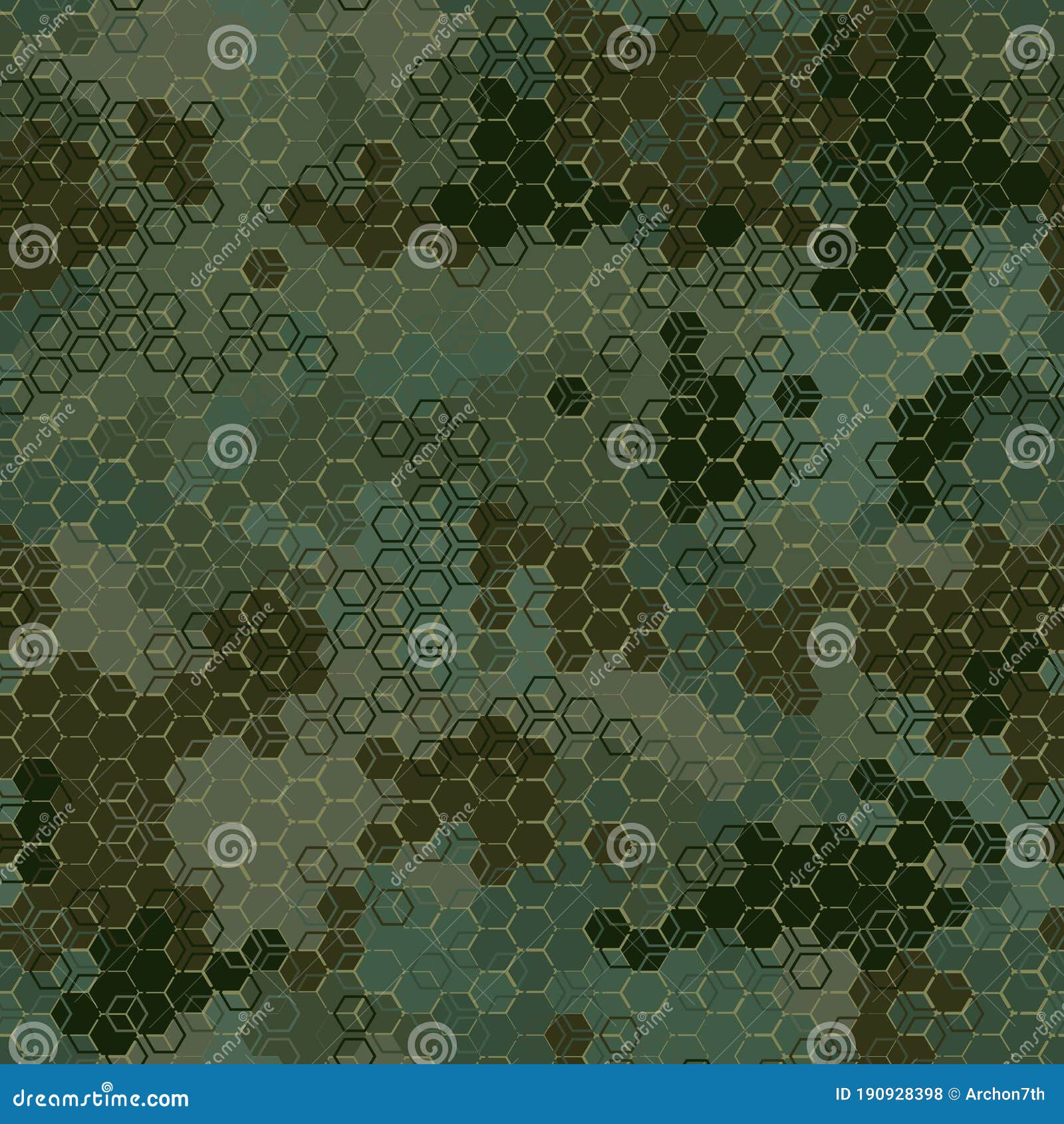 Texture Military Camouflage Seamless Pattern. Abstract Army Vector ...