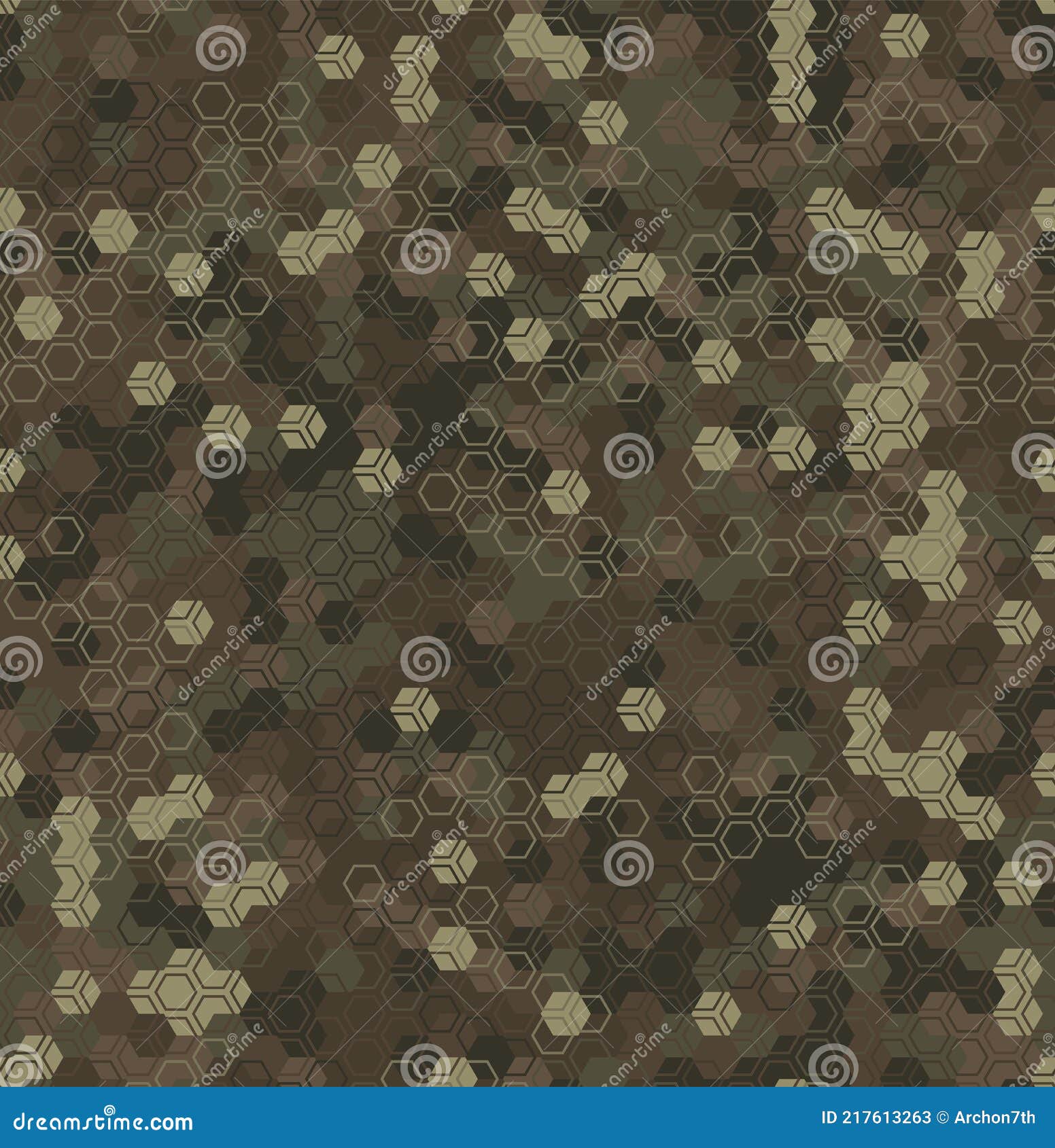 Texture Military Camouflage Seamless Pattern. Abstract Army Vector ...