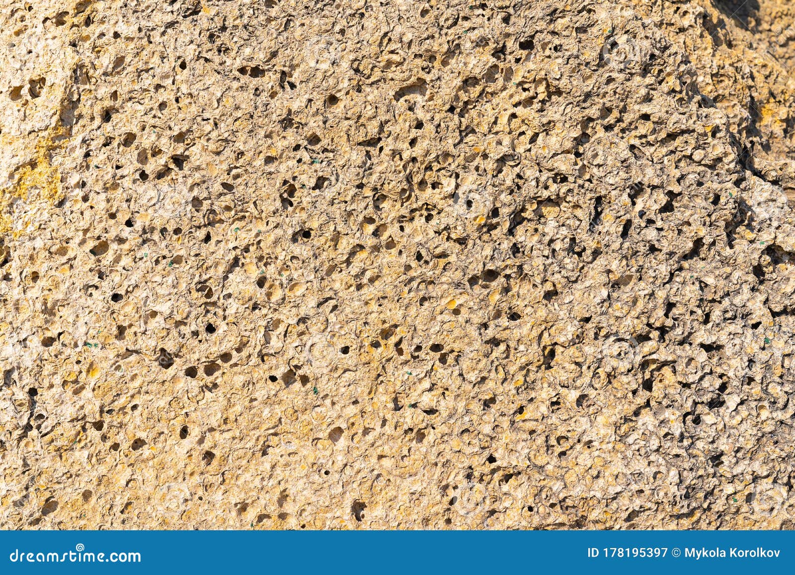 The Structure Of The Limestone Natural Stone Stock Photography