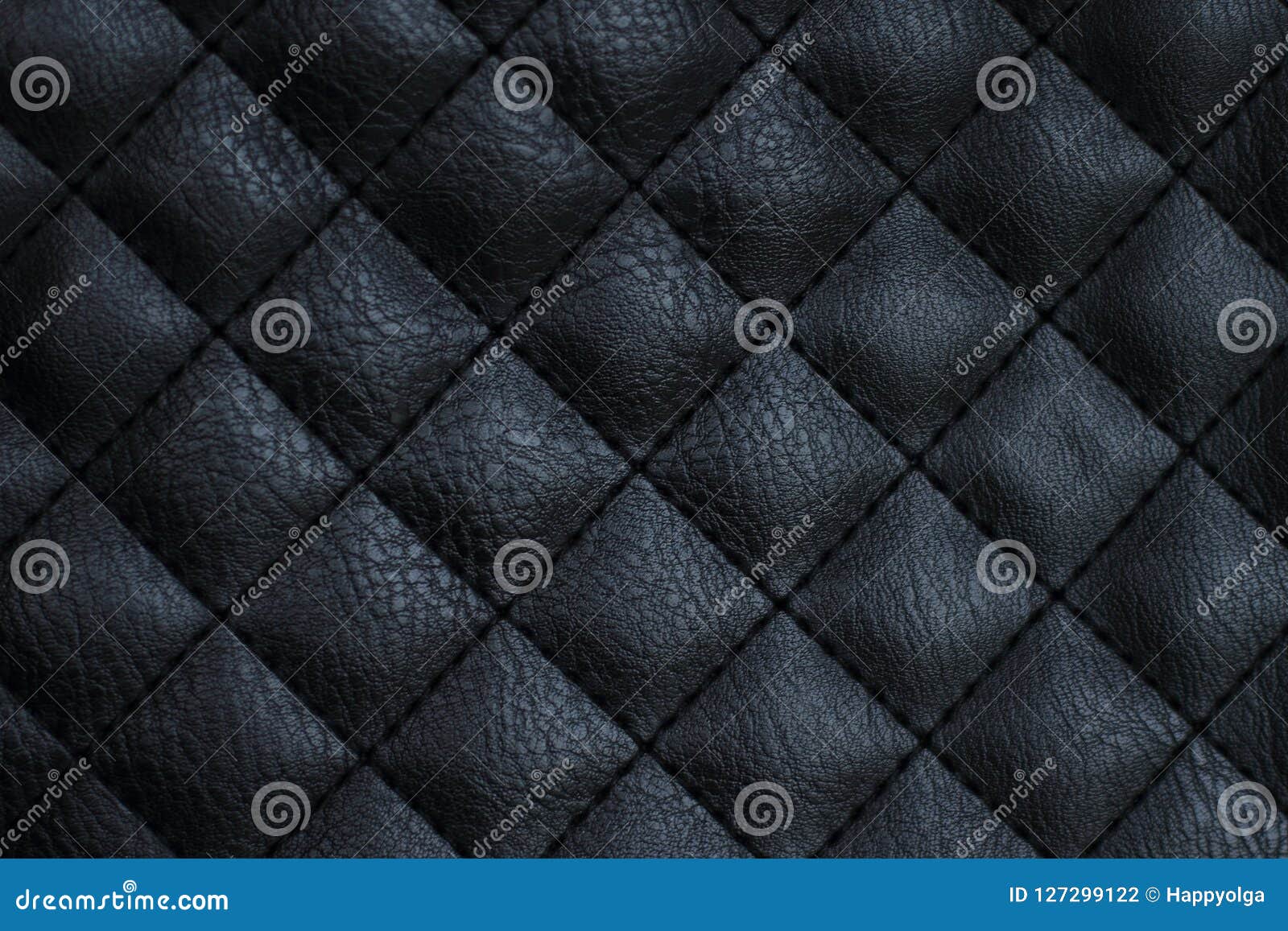 Black leather upholstery stock photo. Image of quality 127299122