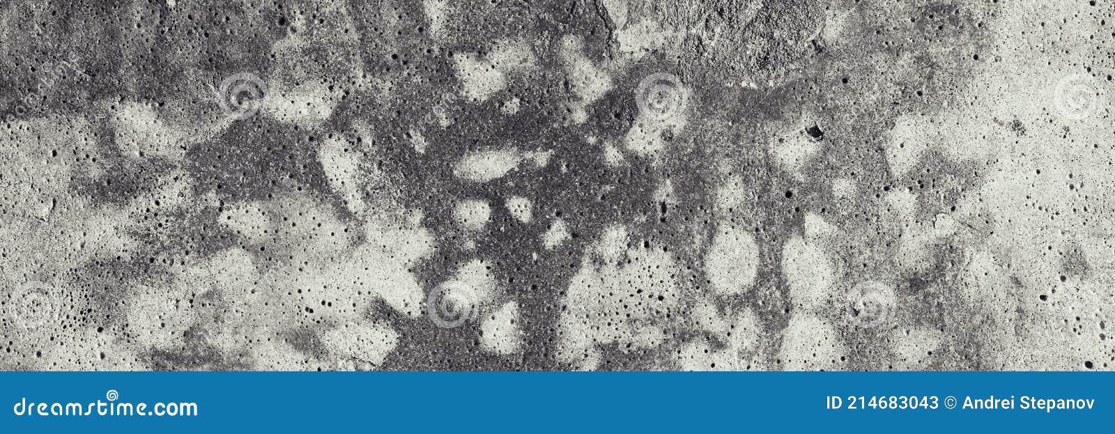 Texture of Old Concrete Wall. Rough Gray Concrete Surface with White