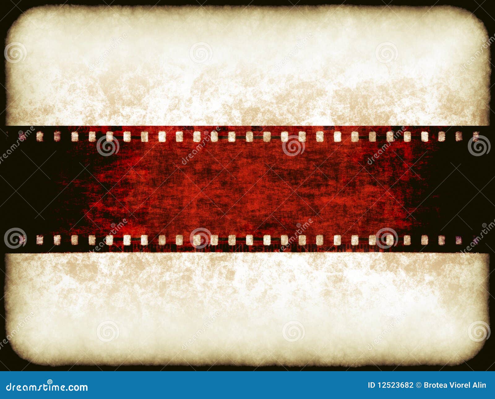 Texture with Old Film Background Stock Illustration Illustration of