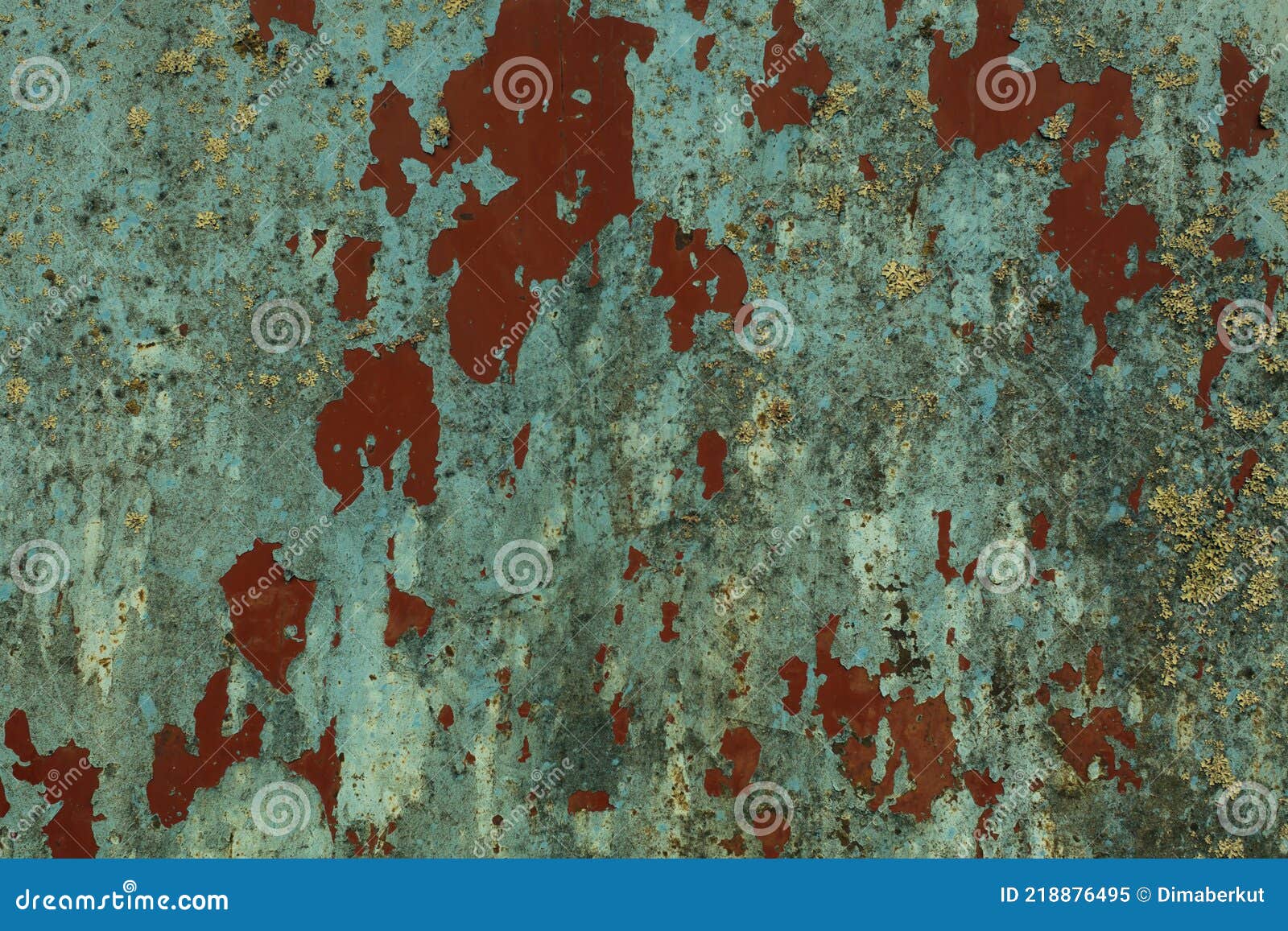 Texture of an Old Metal Surface, with Rust and Peeling Paint. Stock Image Image of corroded