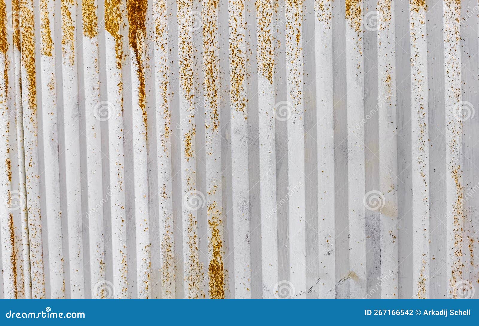 Texture Old Rusted Corrugated Metal Sheet Metal Mexico Stock Photo
