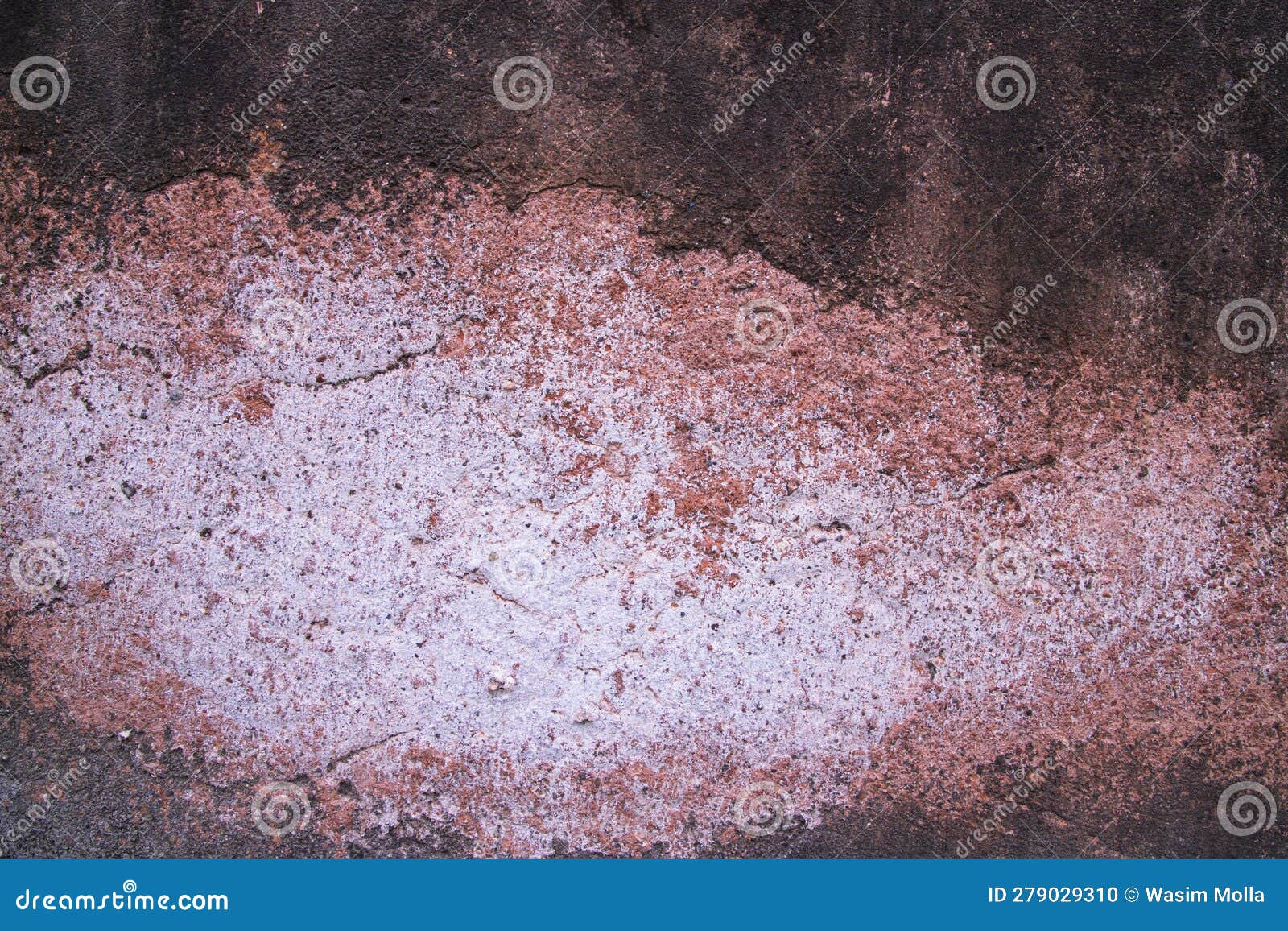 The texture of old rustic wall covered with brown stucco. Abstract background for design. abstract surface