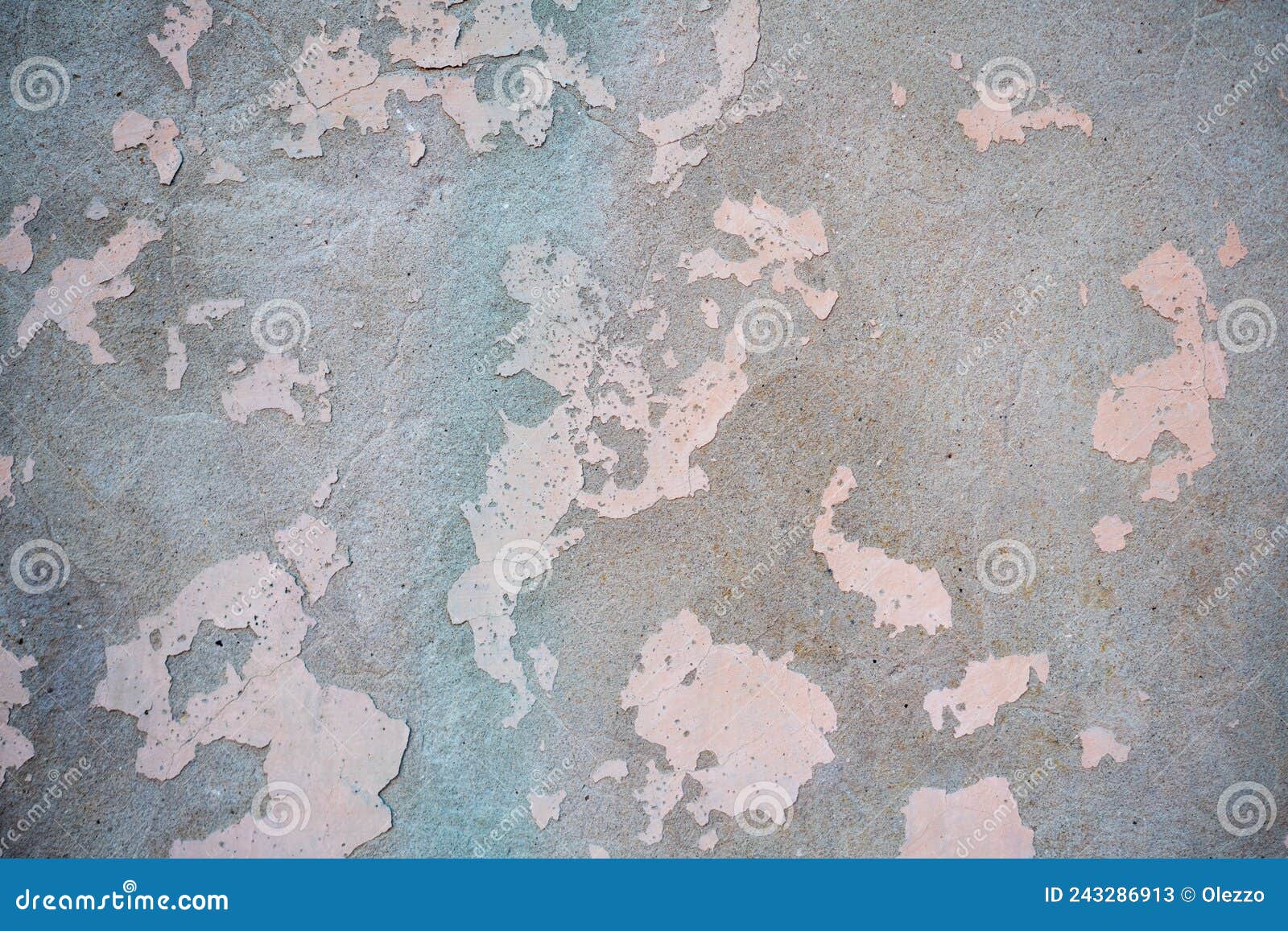 Texture of Old Wall with Cracked Paint, Abstract Background Stock Image