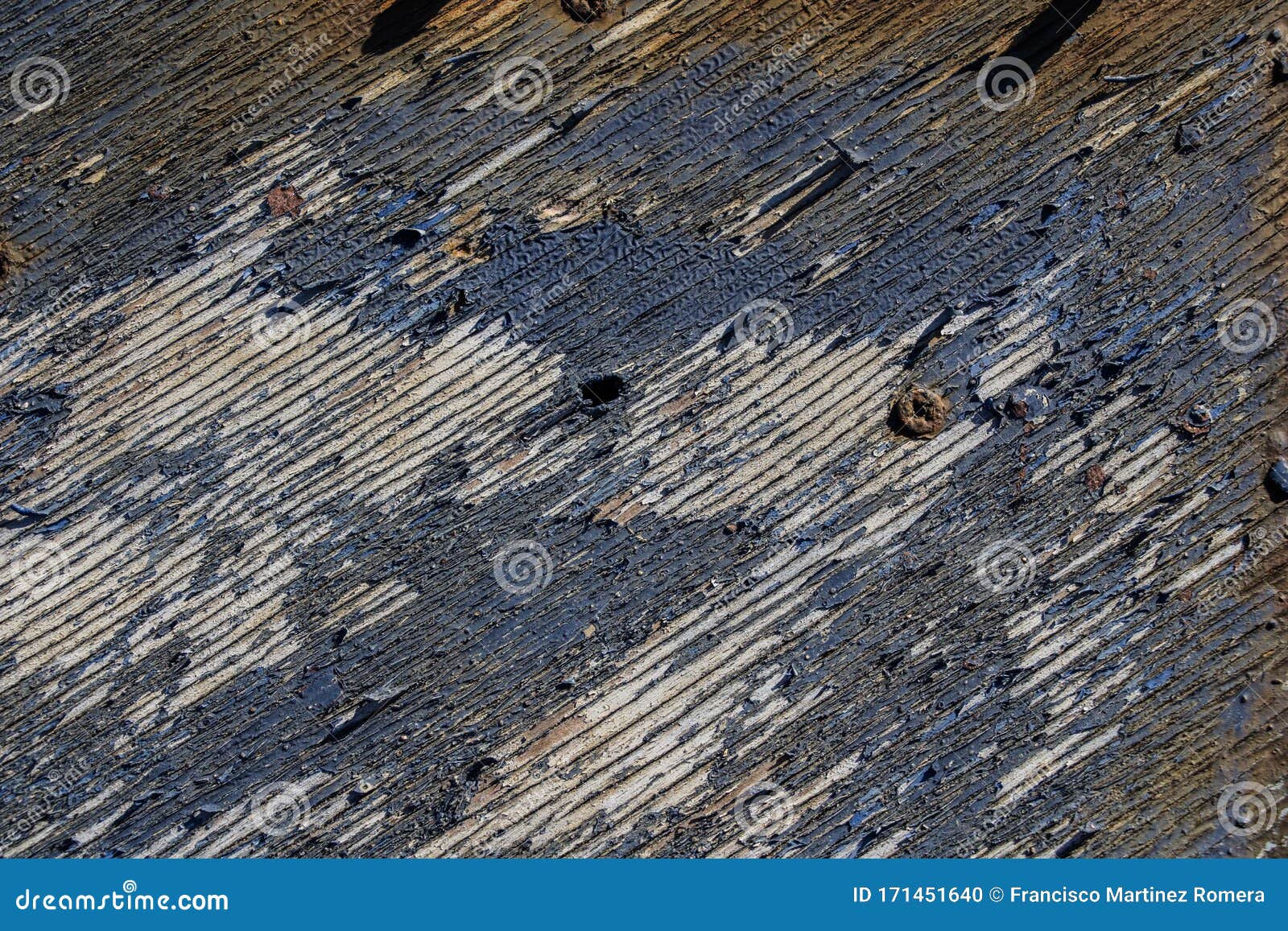 Texture Of Old Wooden Painted In Blue Blue Peeling Paint Wooden