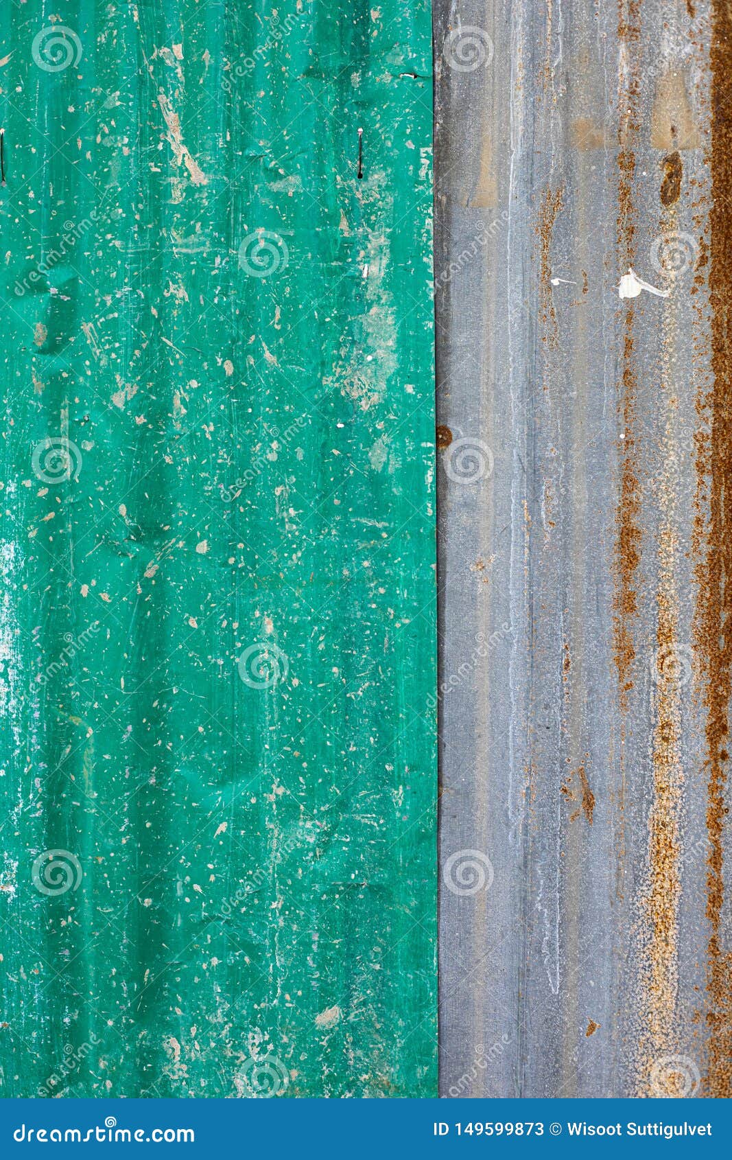 Texture of Old Zinc Surface Galvanized Rust Stock Image Image of