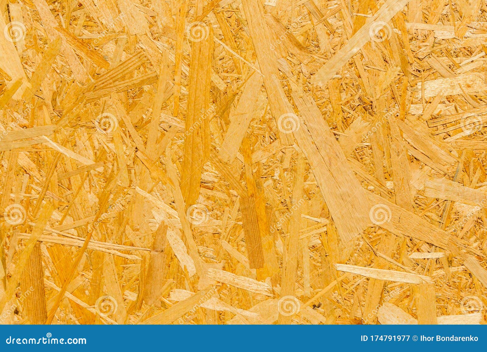 Texture of the Osb Oriented Strand Board for Background Stock Image