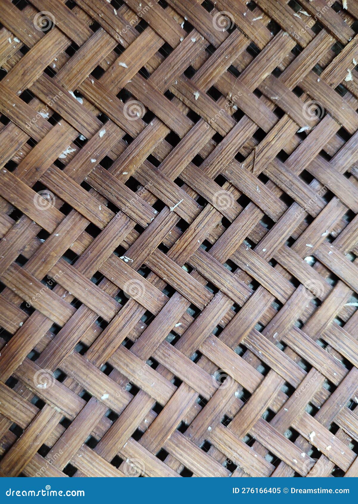 Texture or Pattern of Woven Wood from Indonesia Stock Image Image of