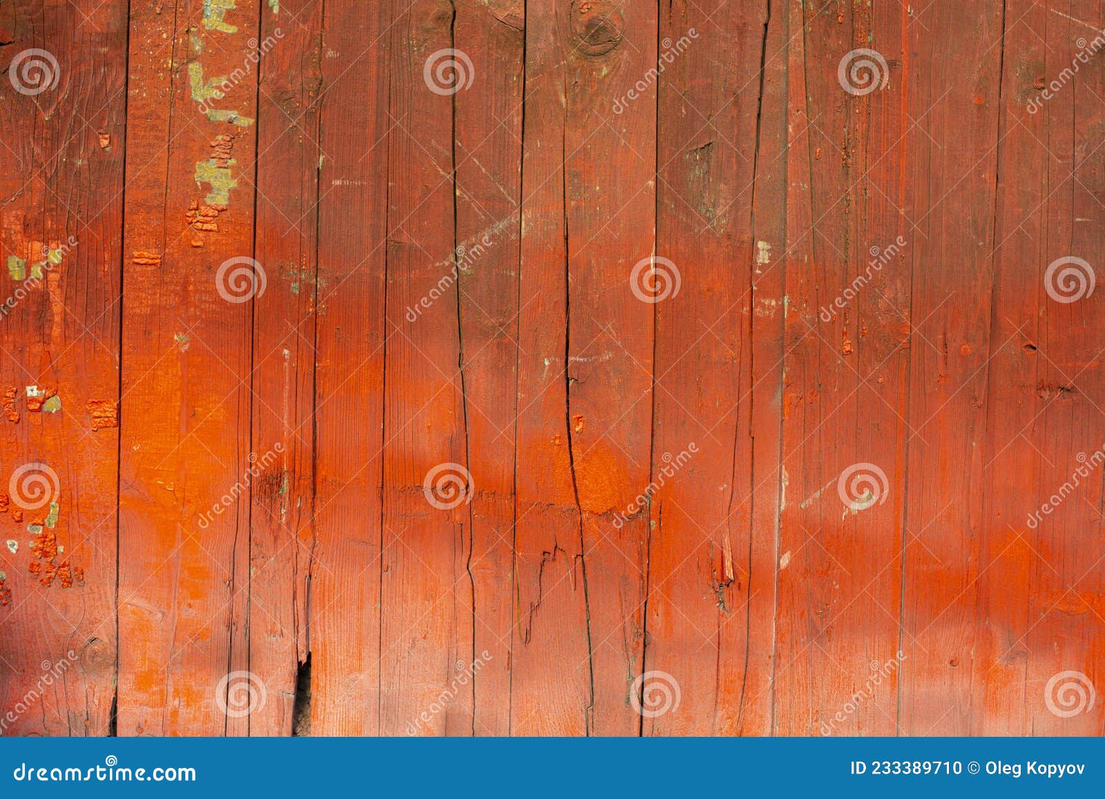 The Texture of the Red Board. Painted Garage Door Stock Photo Image
