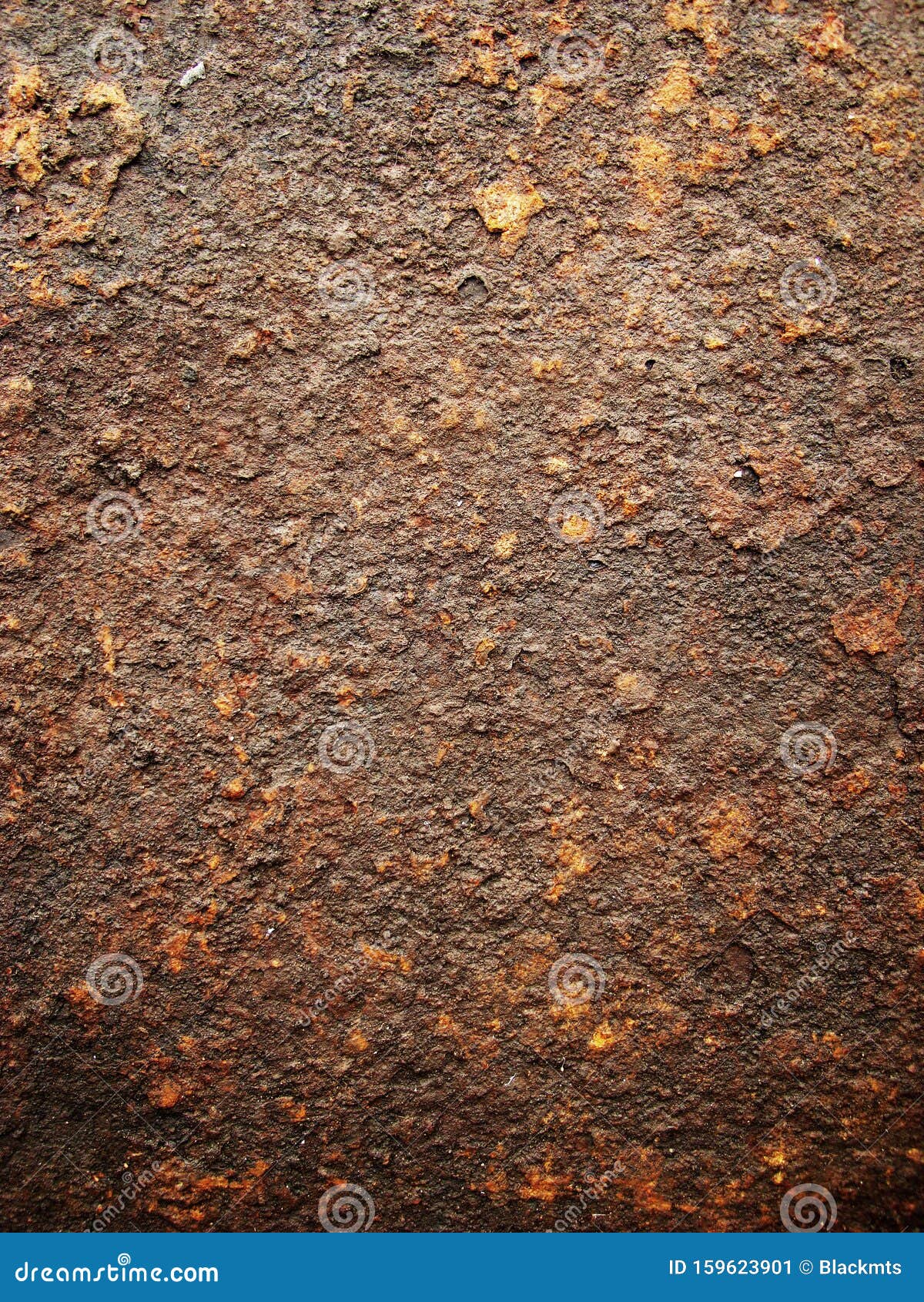 texture of rusting metal plate