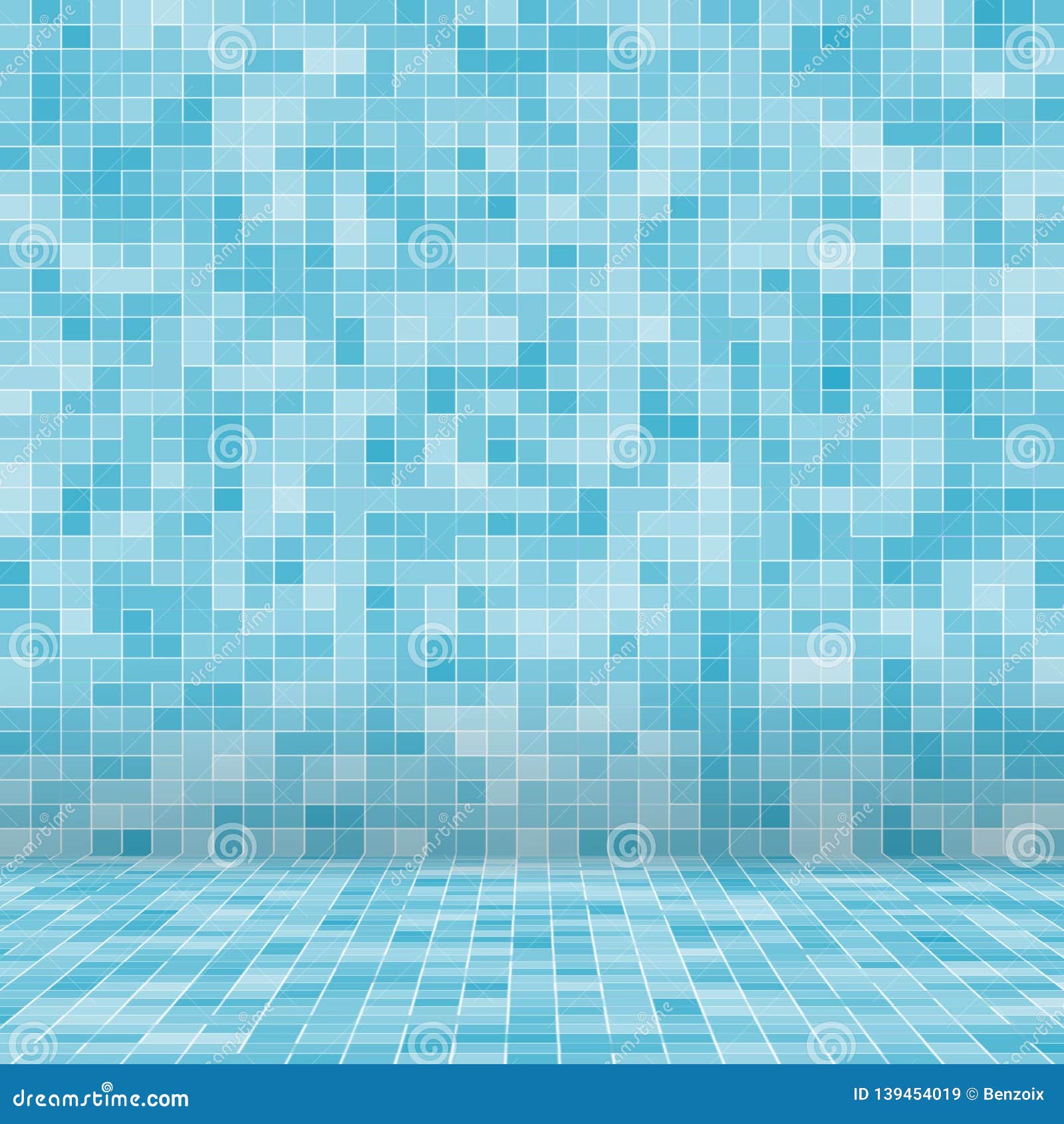 Texture Swimming Pool Mosaic Tile Background. Wallpaper, Banner