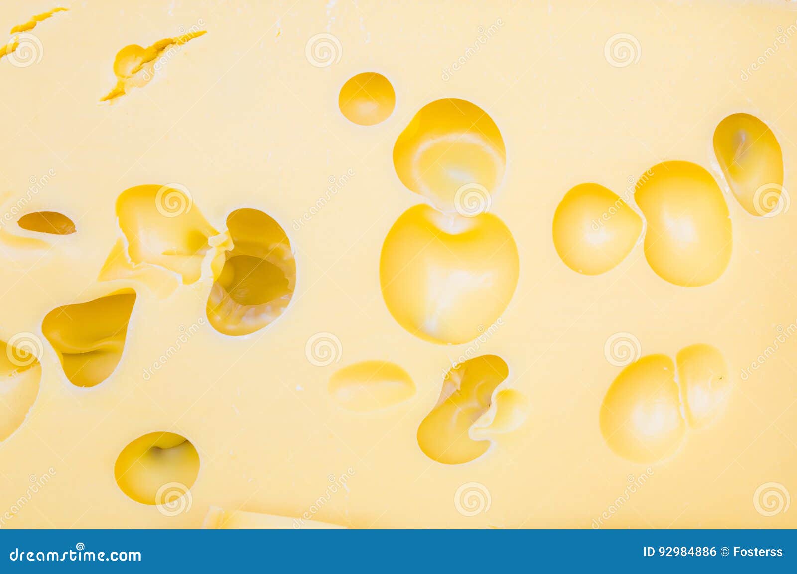 Texture of a Swiss cheese stock photo. Image of healthy 92984886