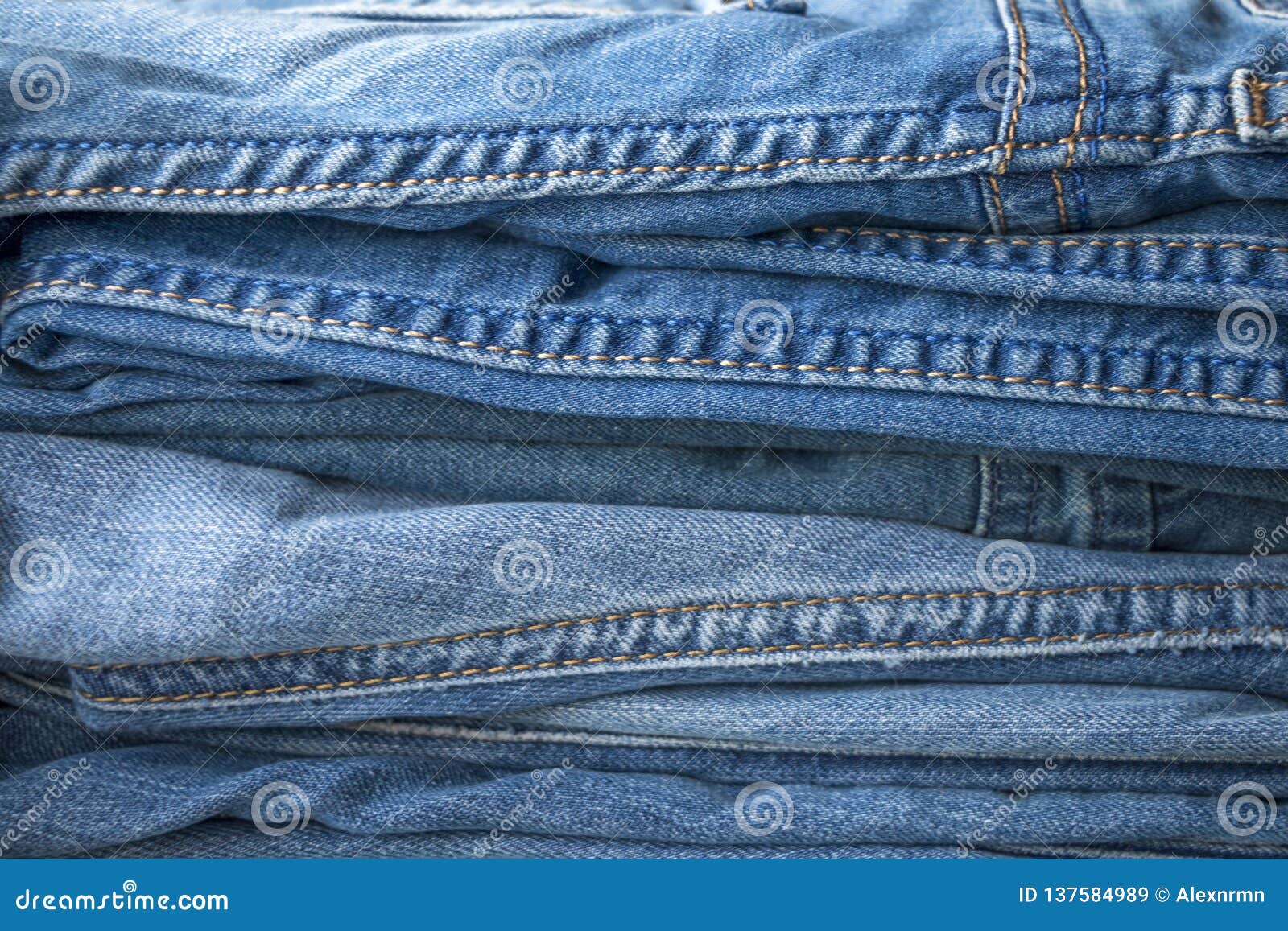 Texture of a Pile of Denim Pants Stock Image Image of color, sale
