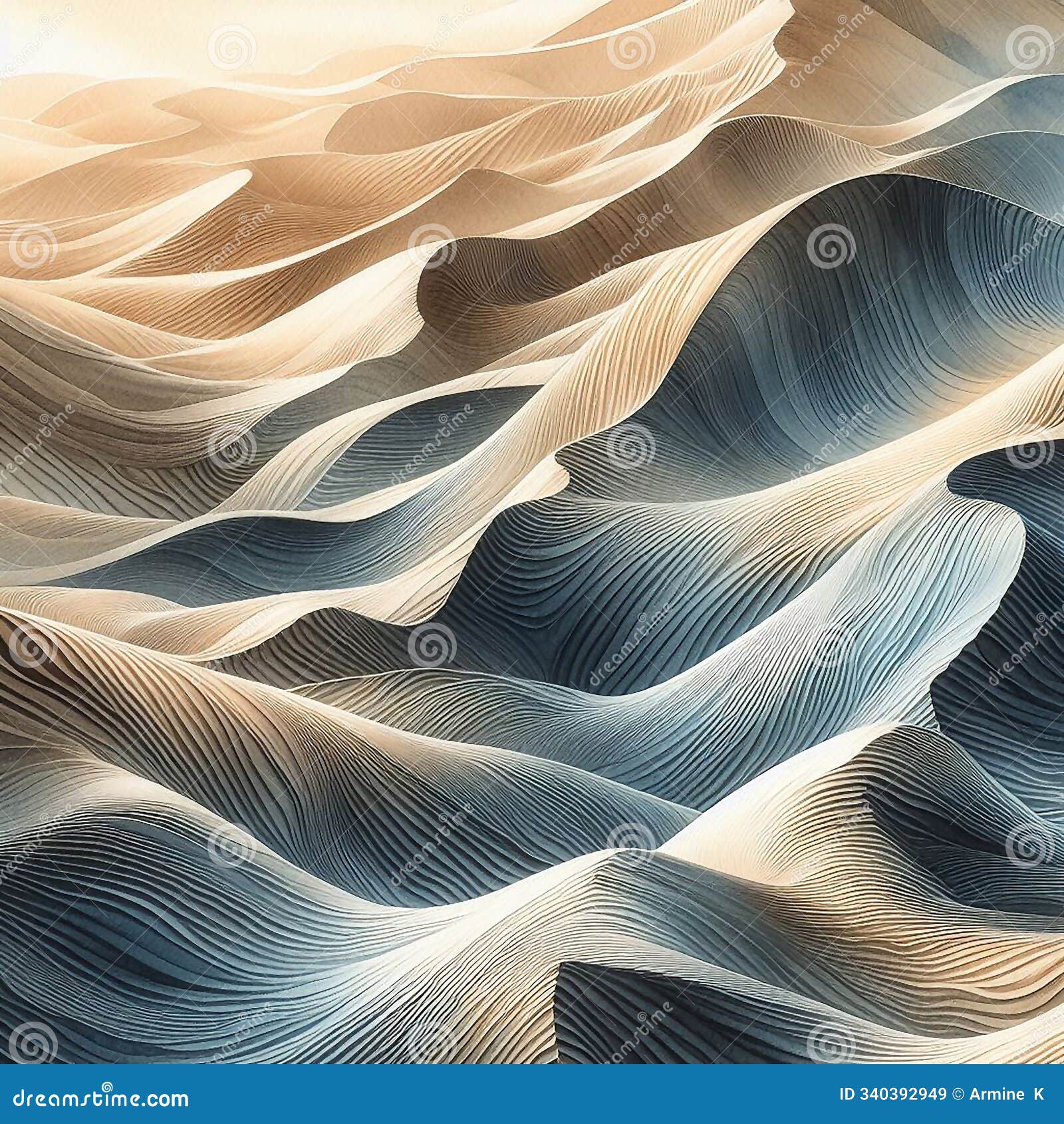 the texture of the wavy surface is wavy and has a pattern of wavy lines, a sand dune with a pattern of waves and the word quot wav