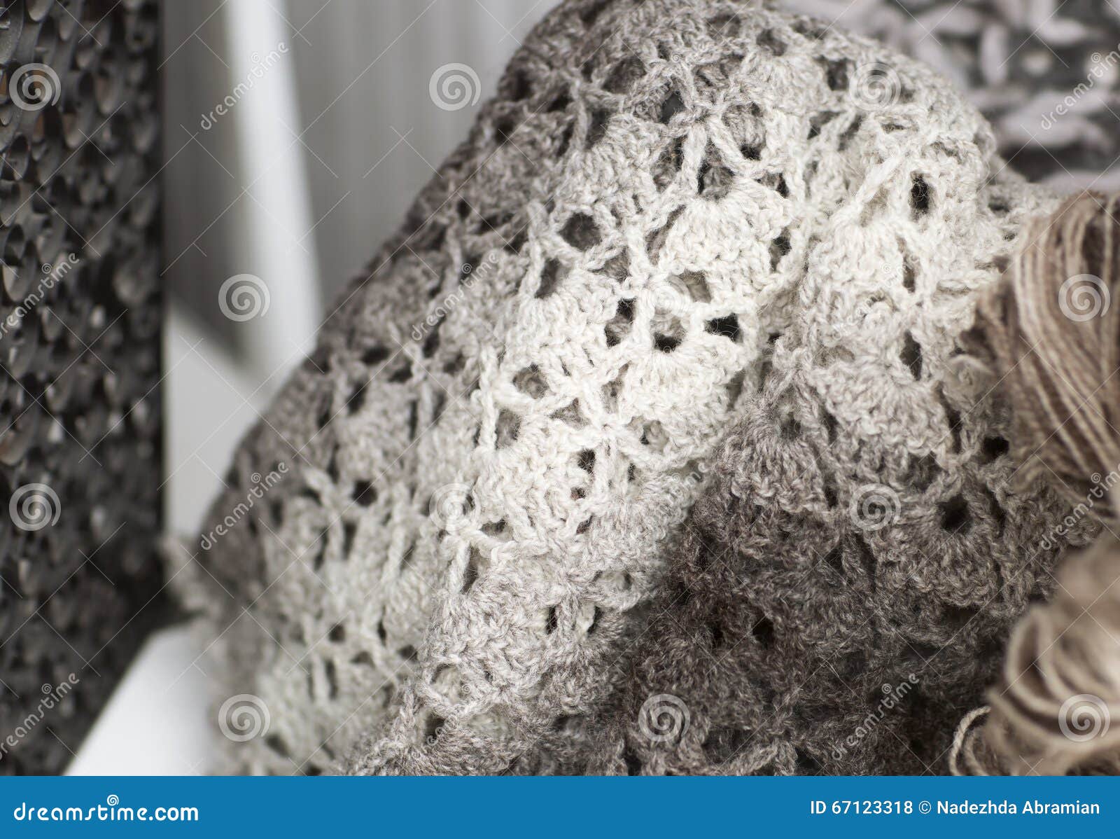 Texture of the Woolen Blanket, Still Life. Stock Photo Image of blanket, comfort 67123318