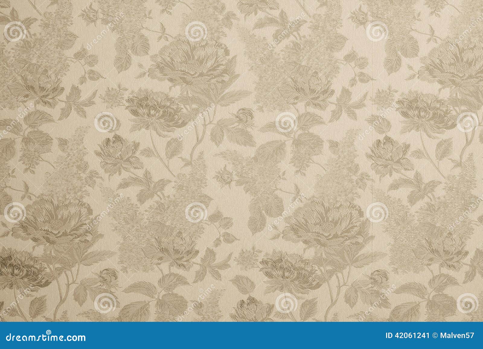 Textured Background with Flower Patterns Stock Image - Image of cream ...