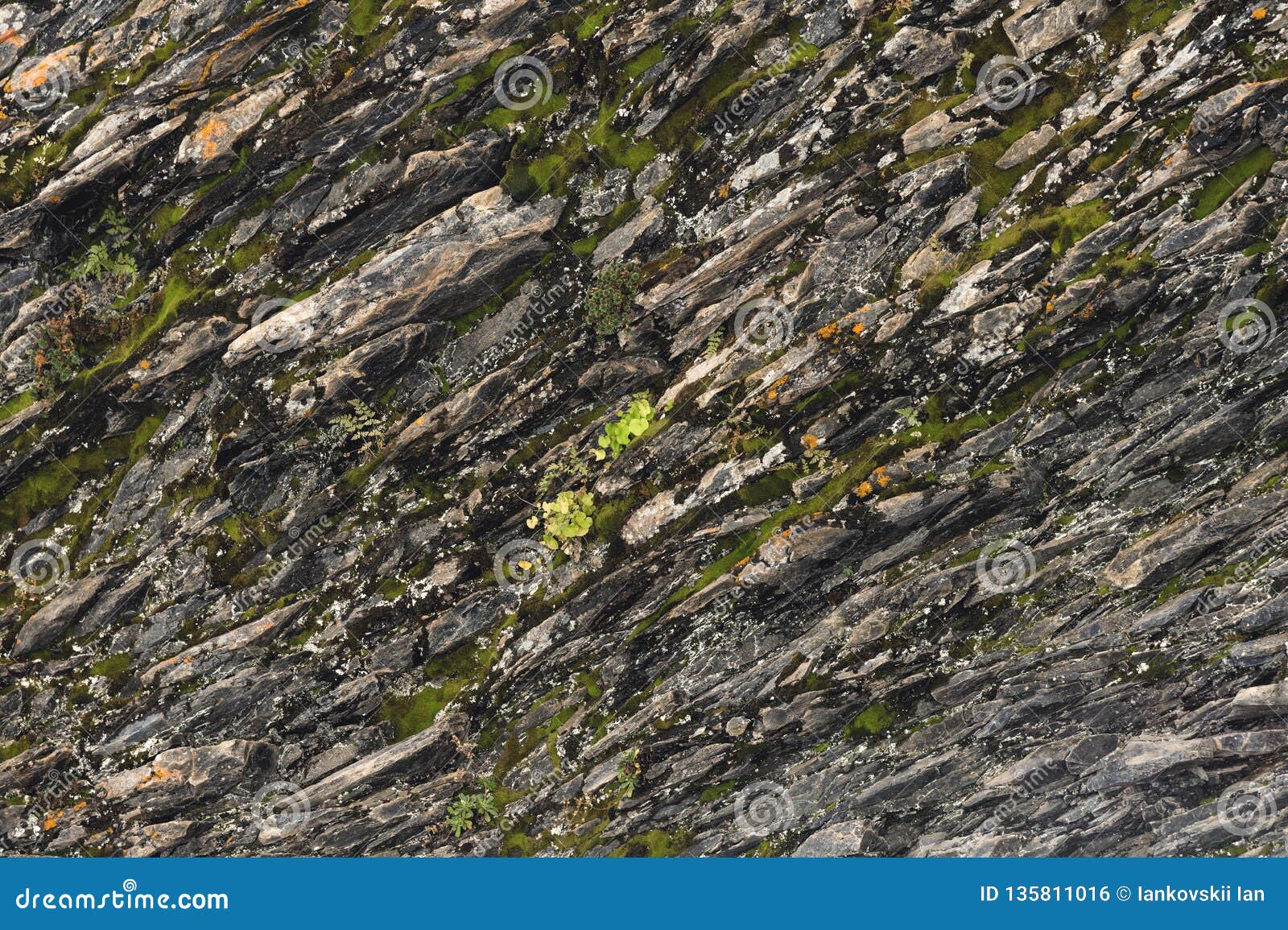Textured Basalt Background Thin Stone Fibers in the Cut. Natural