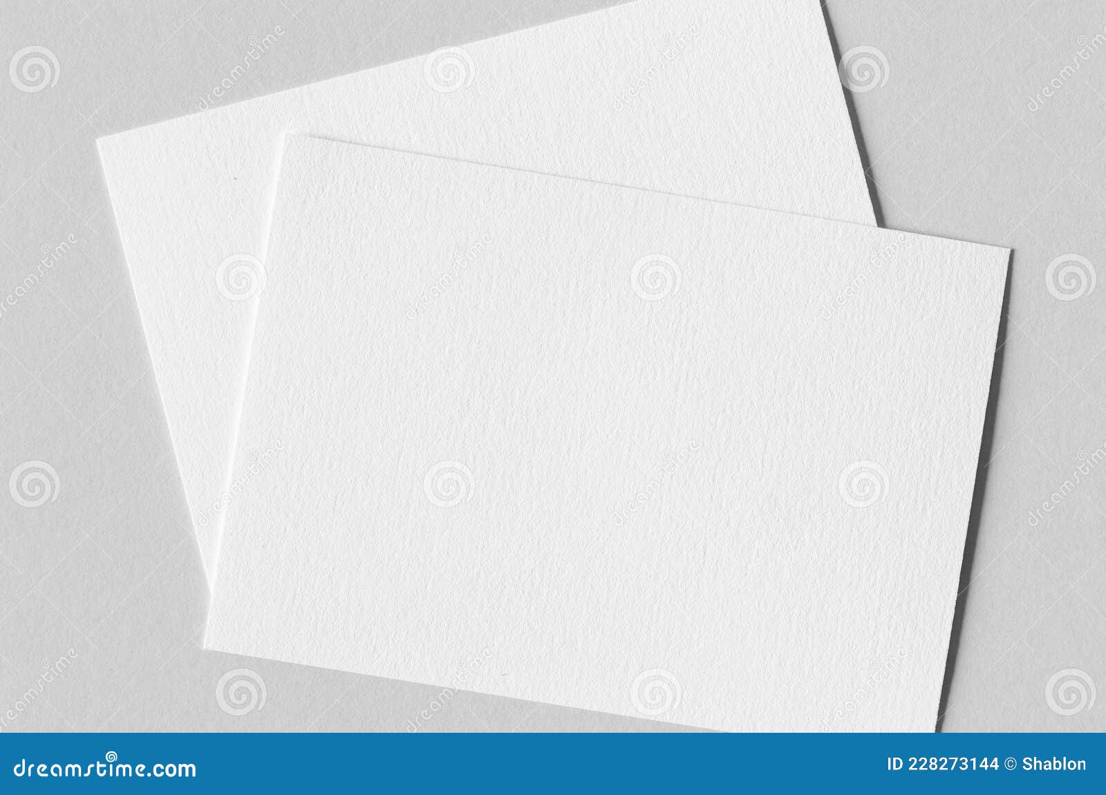 Textured A6 Invitation Card or Flyer Mockup, Landscape Orientation
