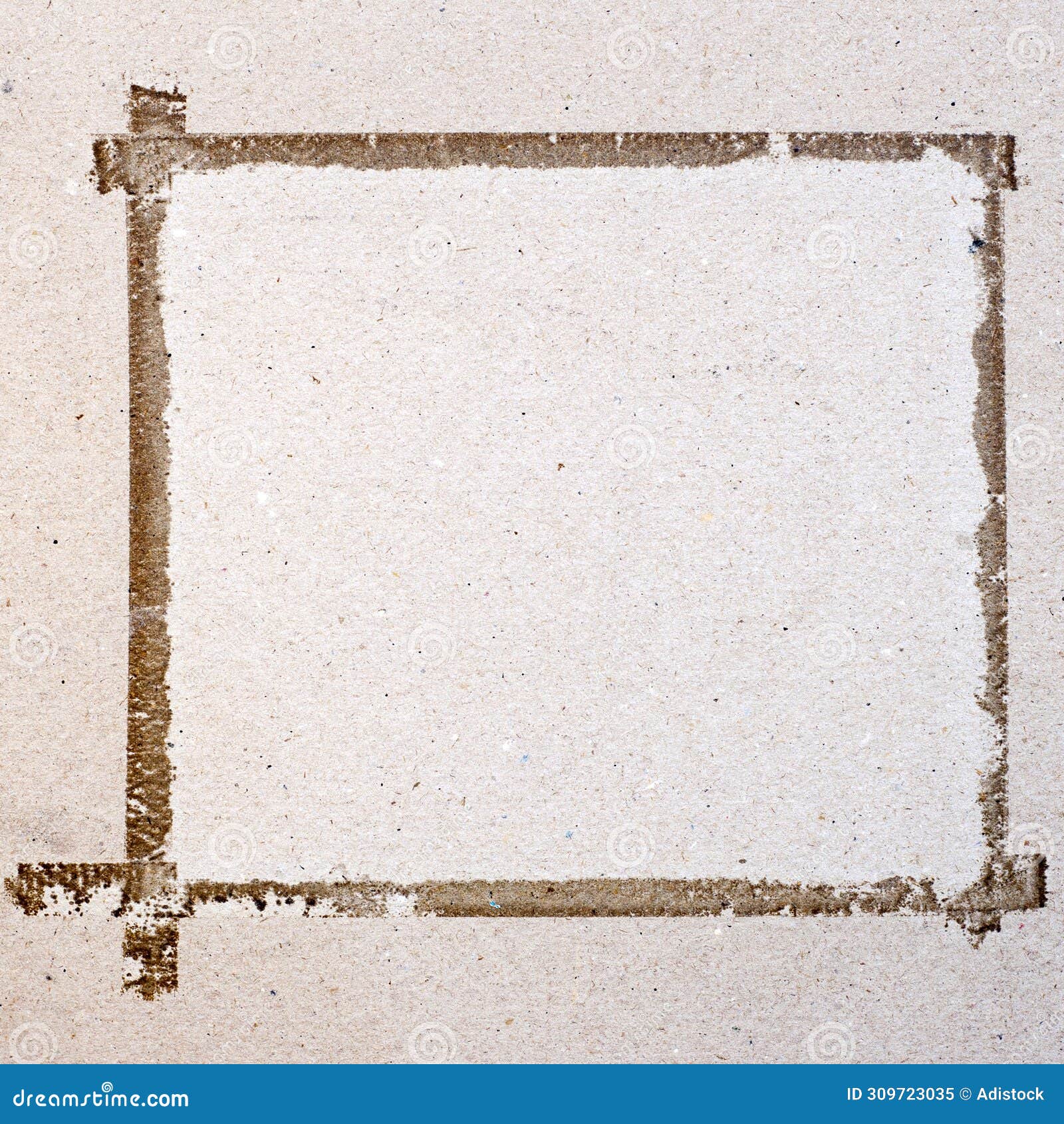 abstract tape residue frame