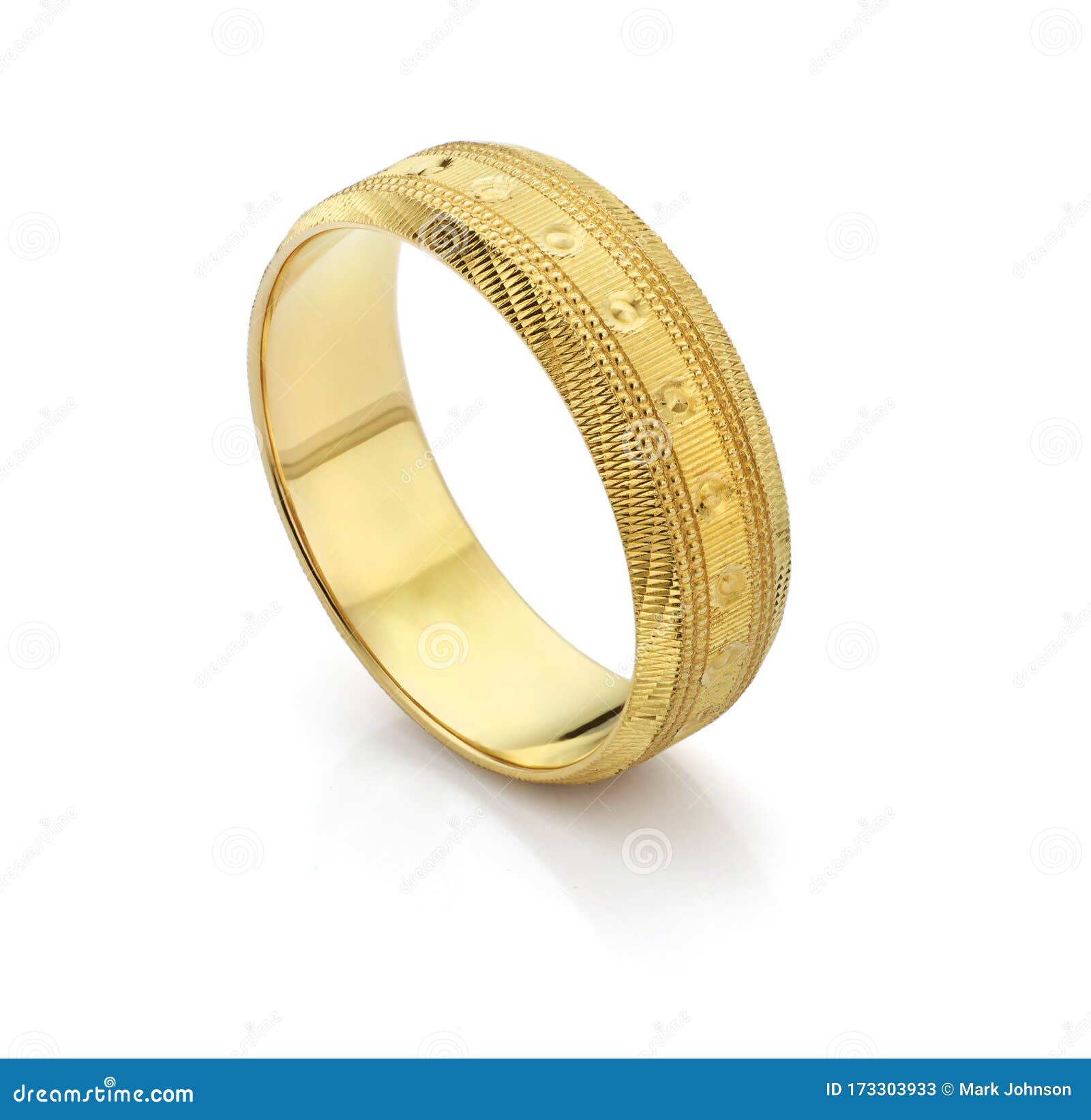 22K Gold Ring For Men - 235-GR7747 in 6.650 Grams