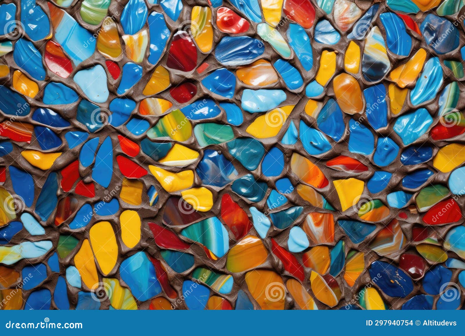 Textured Patterns of Oil Paint on Ceramic Tile Stock Photo Image of