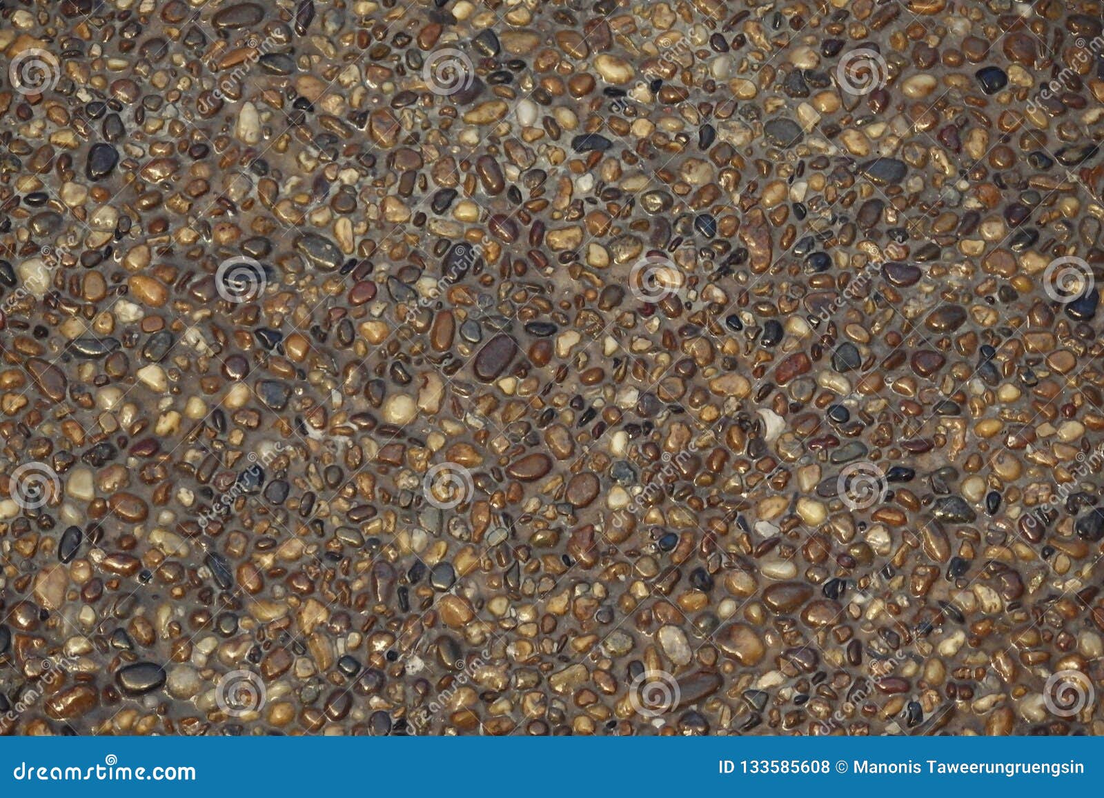 Textured of Rock Wall or Floor Coated with Epoxy for Background Stock