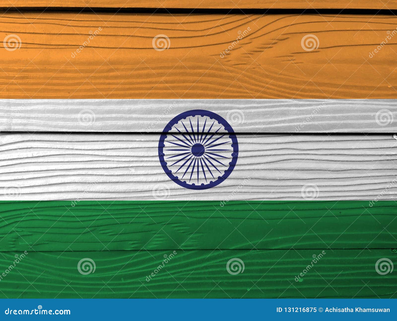 Van De Grunge Vlag, Tricolor Van De Saffraan Van India, Oranje Wit En Groen Met Het Wiel Van Ashoka Chakra Stock Illustratie - Illustration of grunge: 131216875