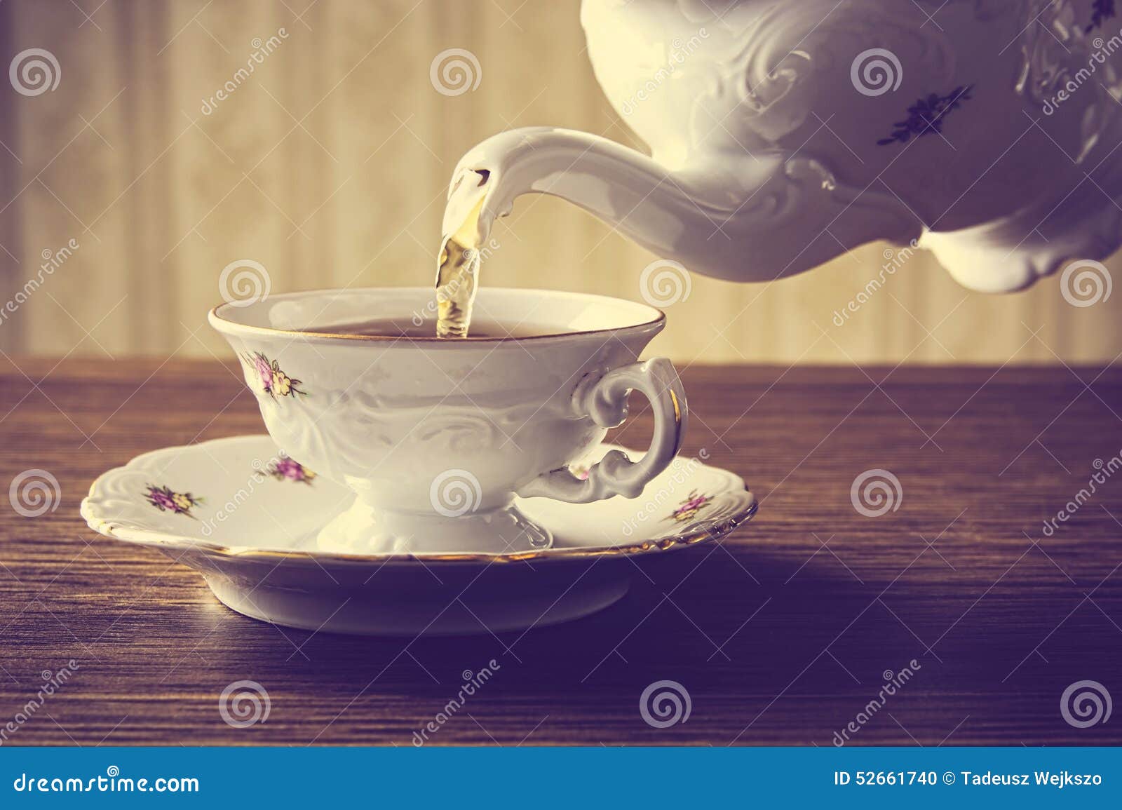 Papier peint Une tasse de thé 