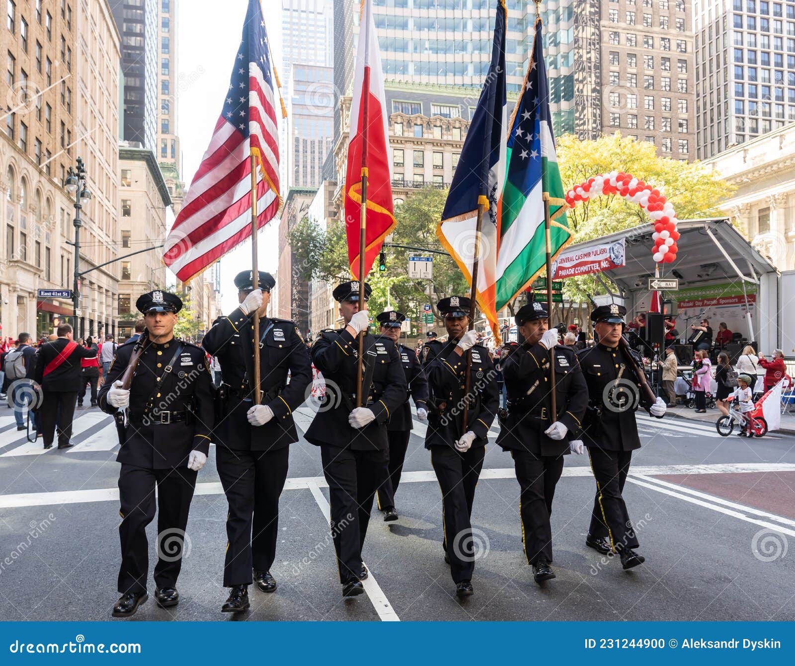 84th Annual Kazimierz Pulaski Day Parade on 5th Ave at New York City
