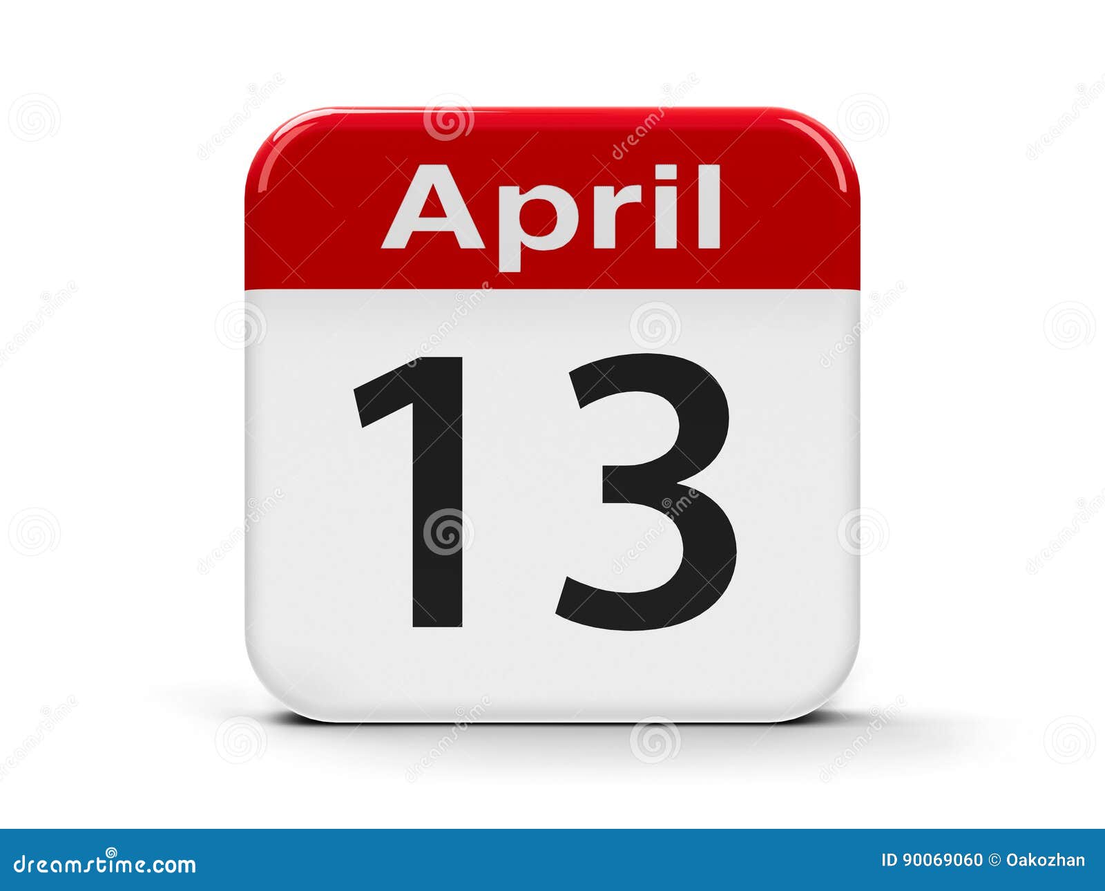 13th April Stock Illustration Illustration Of Plan Calendar 90069060